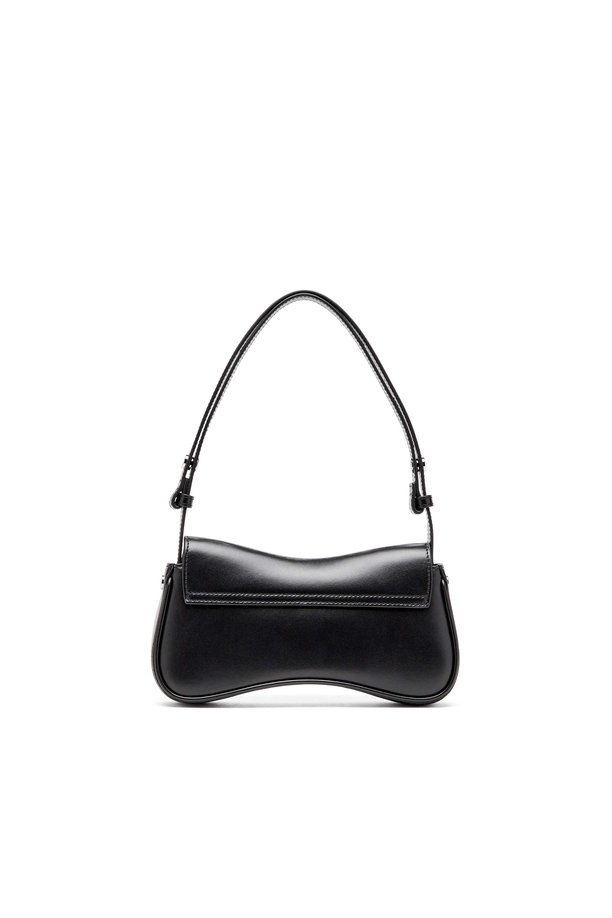 Diesel - PLAY CLUTCH, Female's Play-Semi gloss leather shoulder bag in ブラック - 2