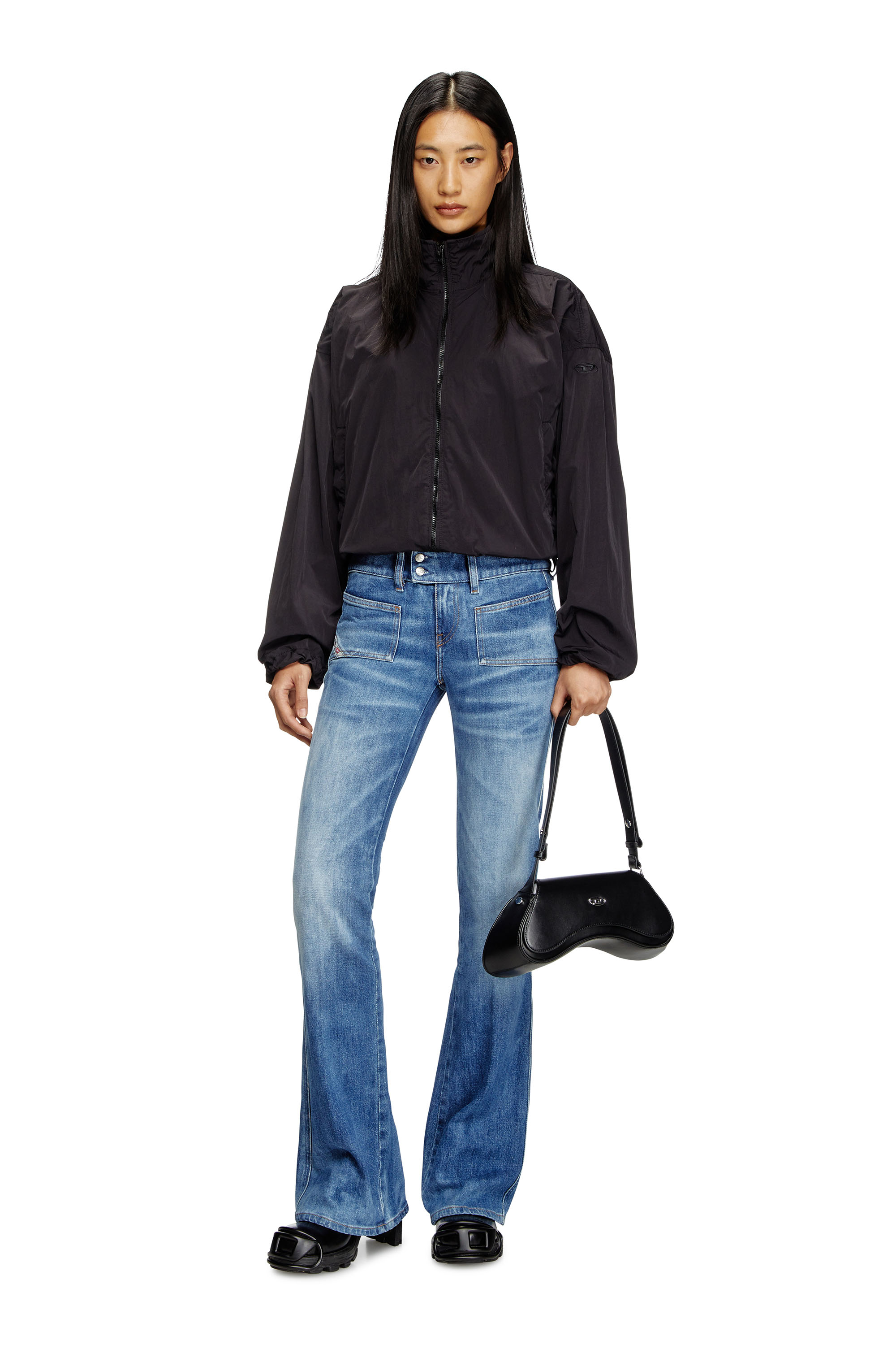 Diesel - Female's Bootcut Jeans D-Hush 09L19, ミディアムブルー - 1