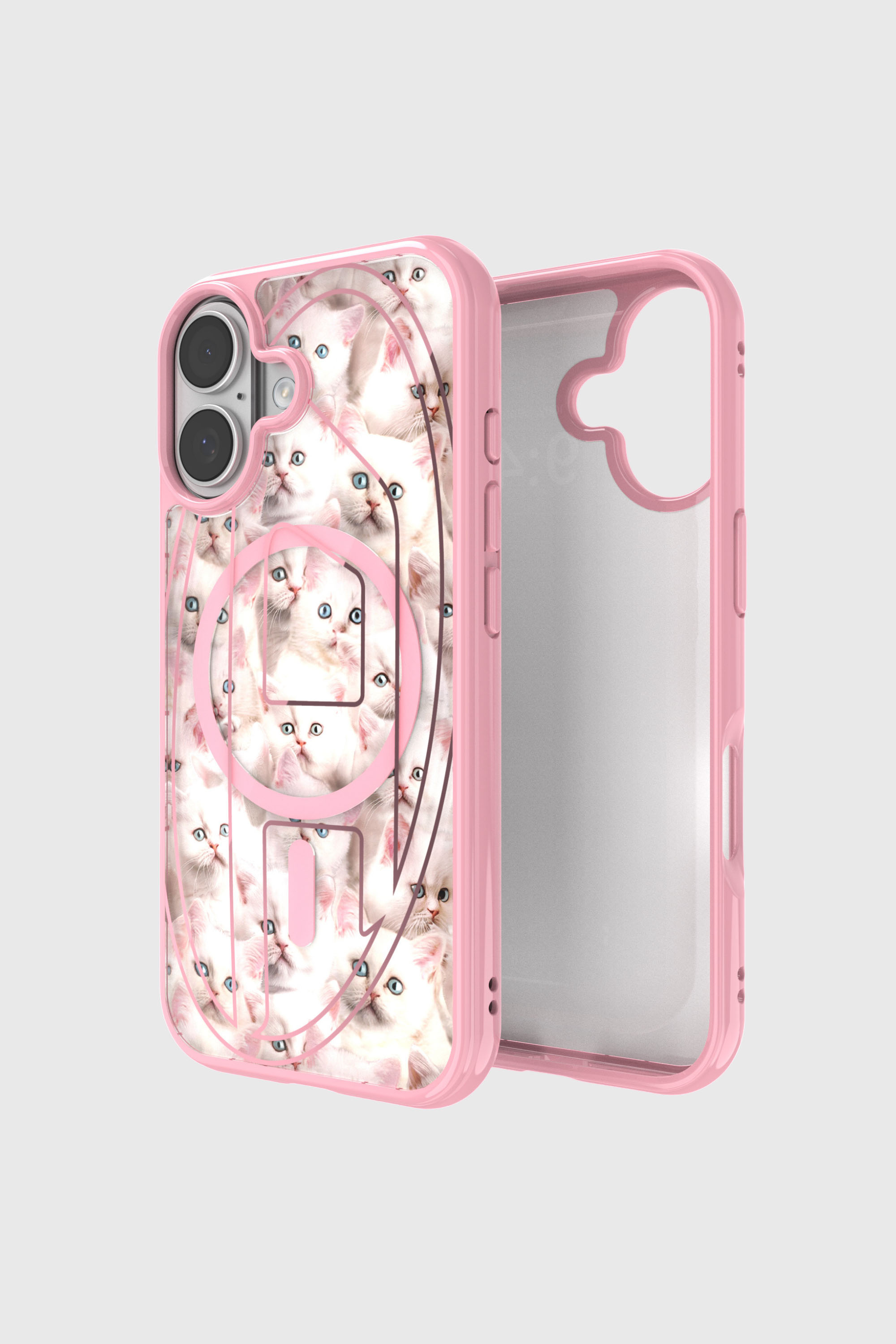 60423 AOP CASE IPHONE 17｜ピンク｜ウィメンズ｜DIESEL