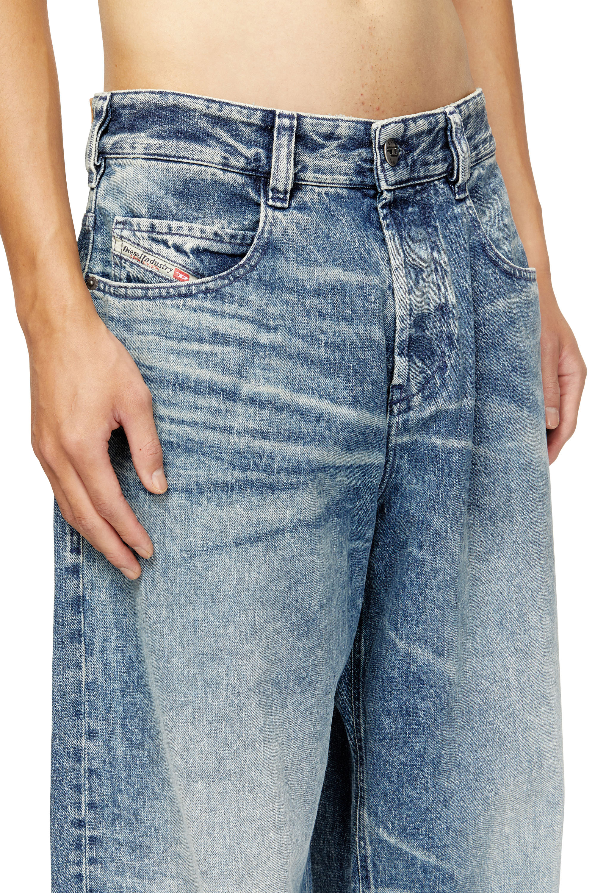 Diesel - Unisex's Relaxed Jeans 1997 D-Enim 007DA, ライトブルー - 5