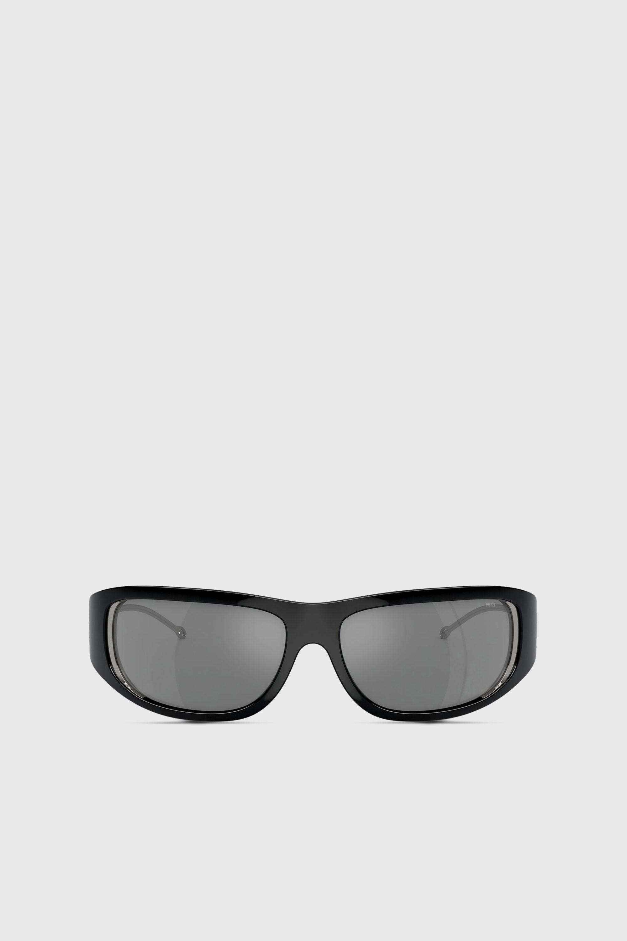 Diesel - 0DL3001 SIZE 61, Unisex's サングラス in ブラック/フラッシュミラー - 1