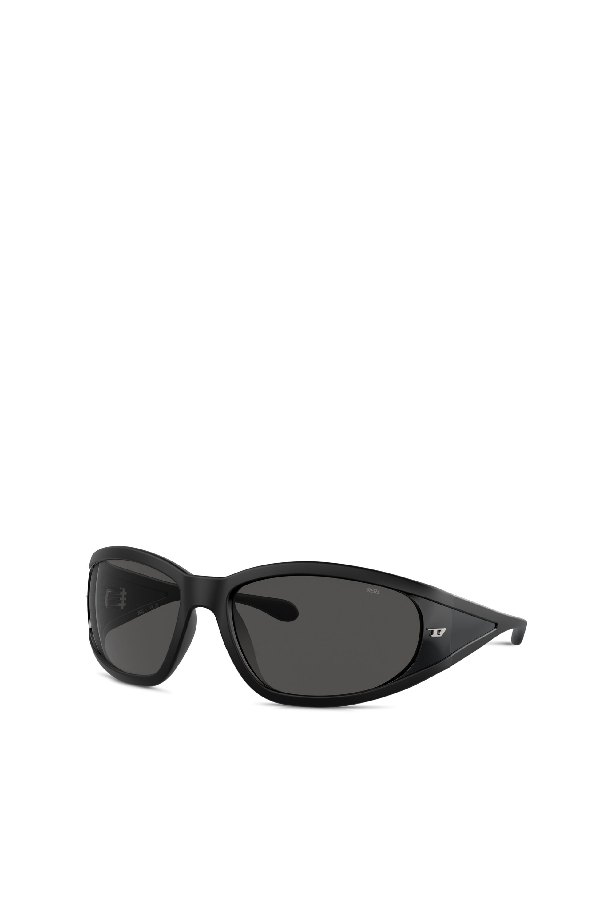 Diesel - 0DL3002, Unisex's Rectangular sunglasses in acetate in ブラック - 5