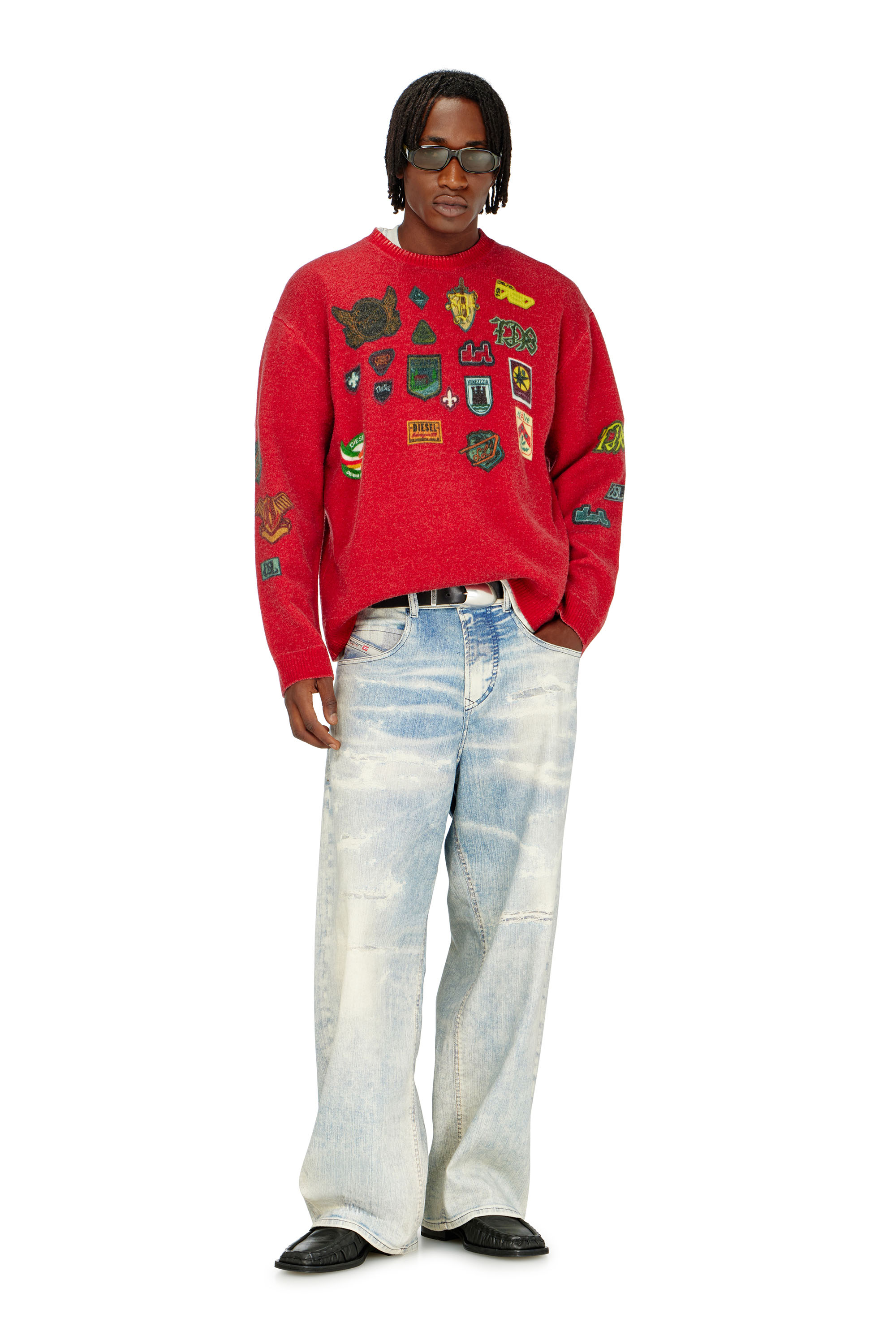 Diesel - Unisex's Relaxed 2097 D-Enim-M Joggjeans&reg; 068XM, ライトブルー - 1