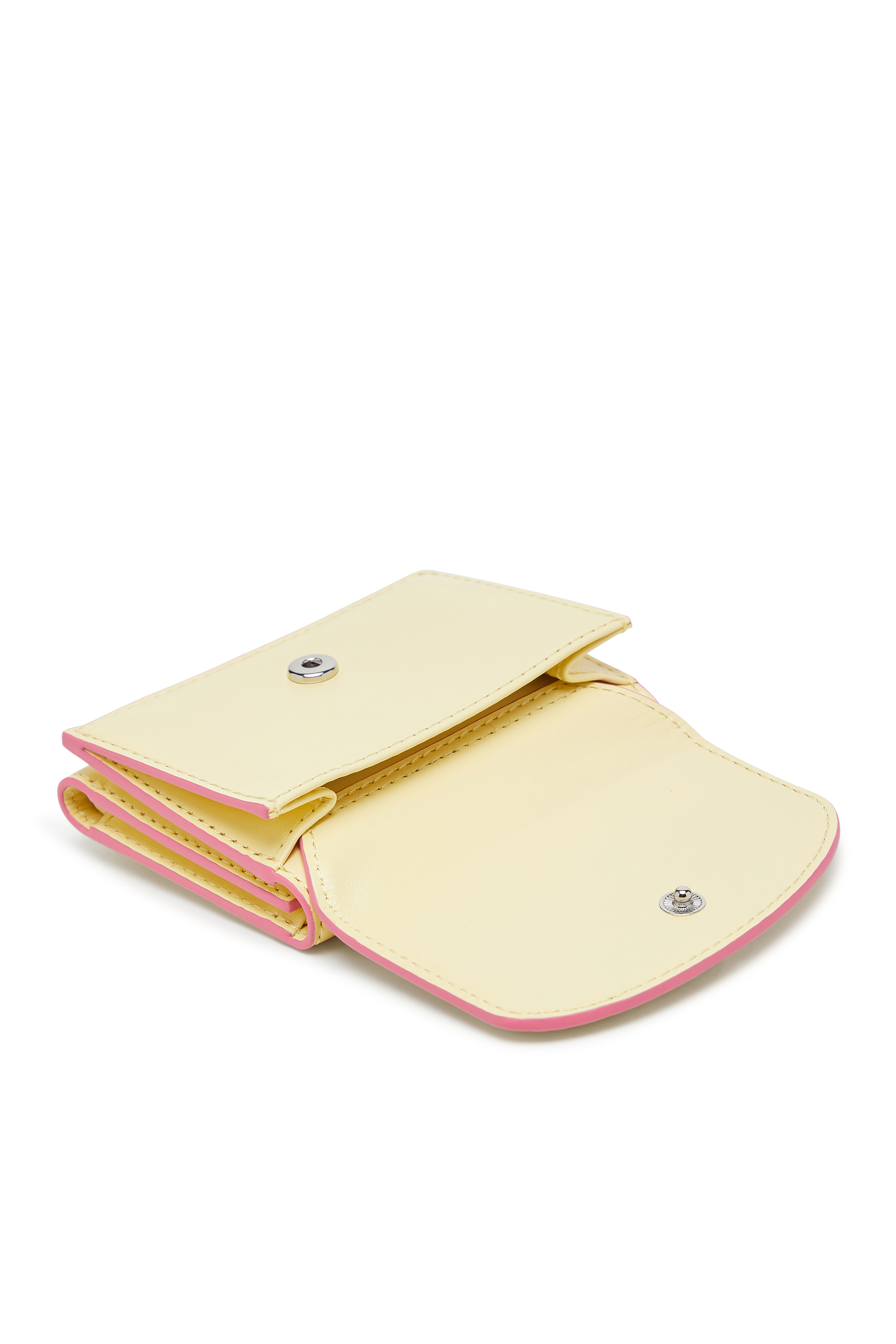 Diesel - 1DR TRI FOLD COIN XS II, Female's 三つ折りウォレット in イエロー - 4