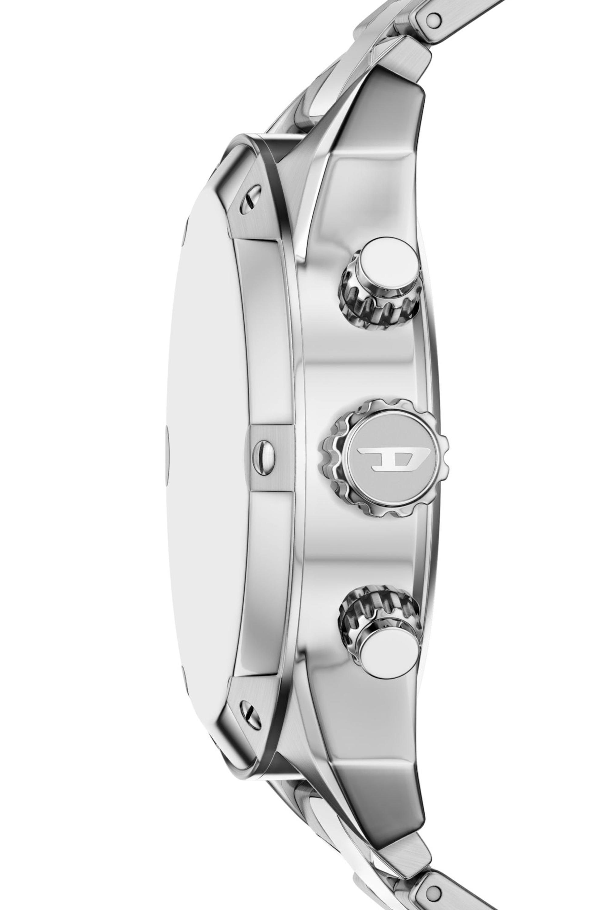 Diesel - DZ4709 WATCH, Male's Spiked Stainless Steel Watch in シルバー - 3