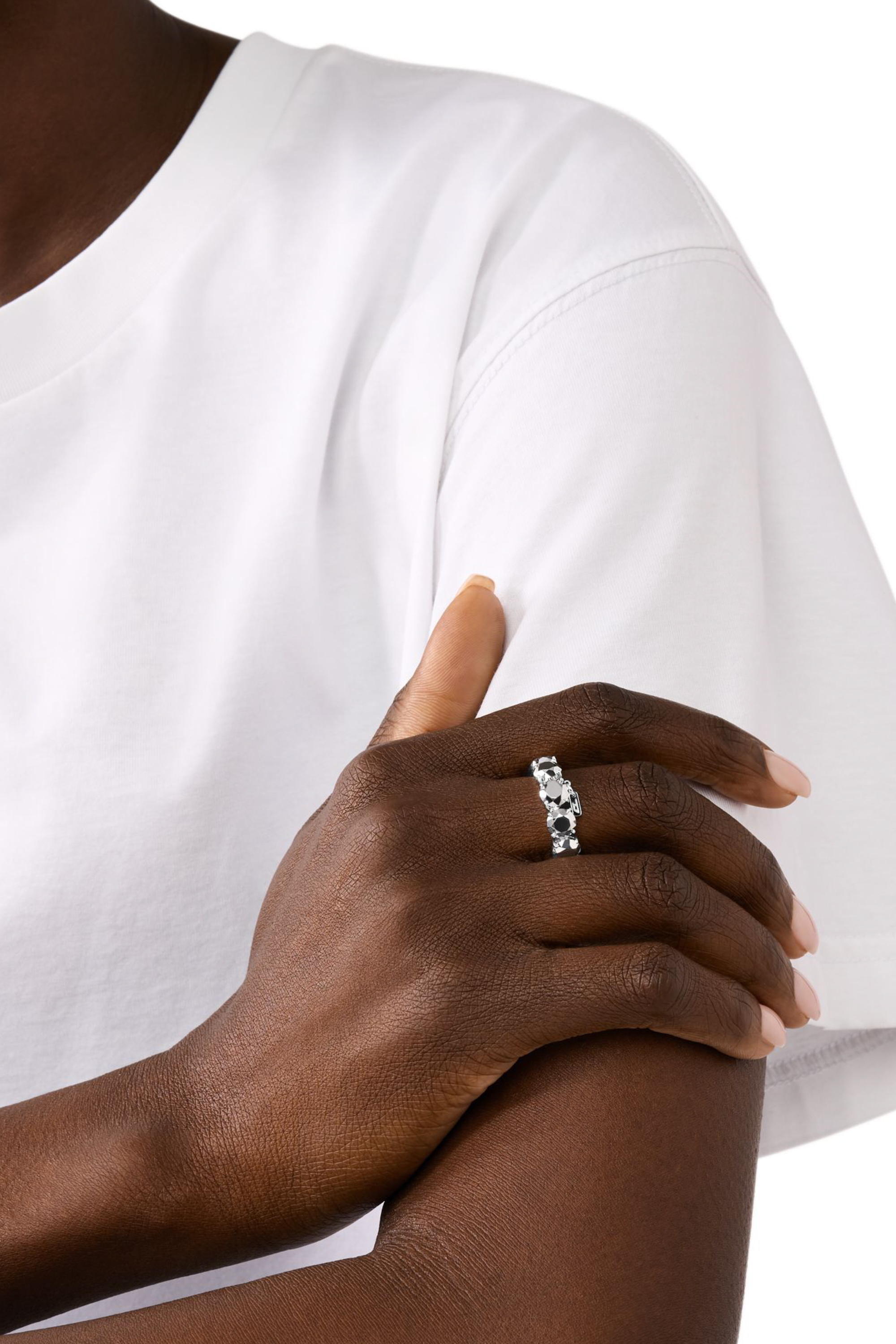 Diesel - DL1359040 STERLING SILVER JEWEL, Unisex's リング in シルバー - 4