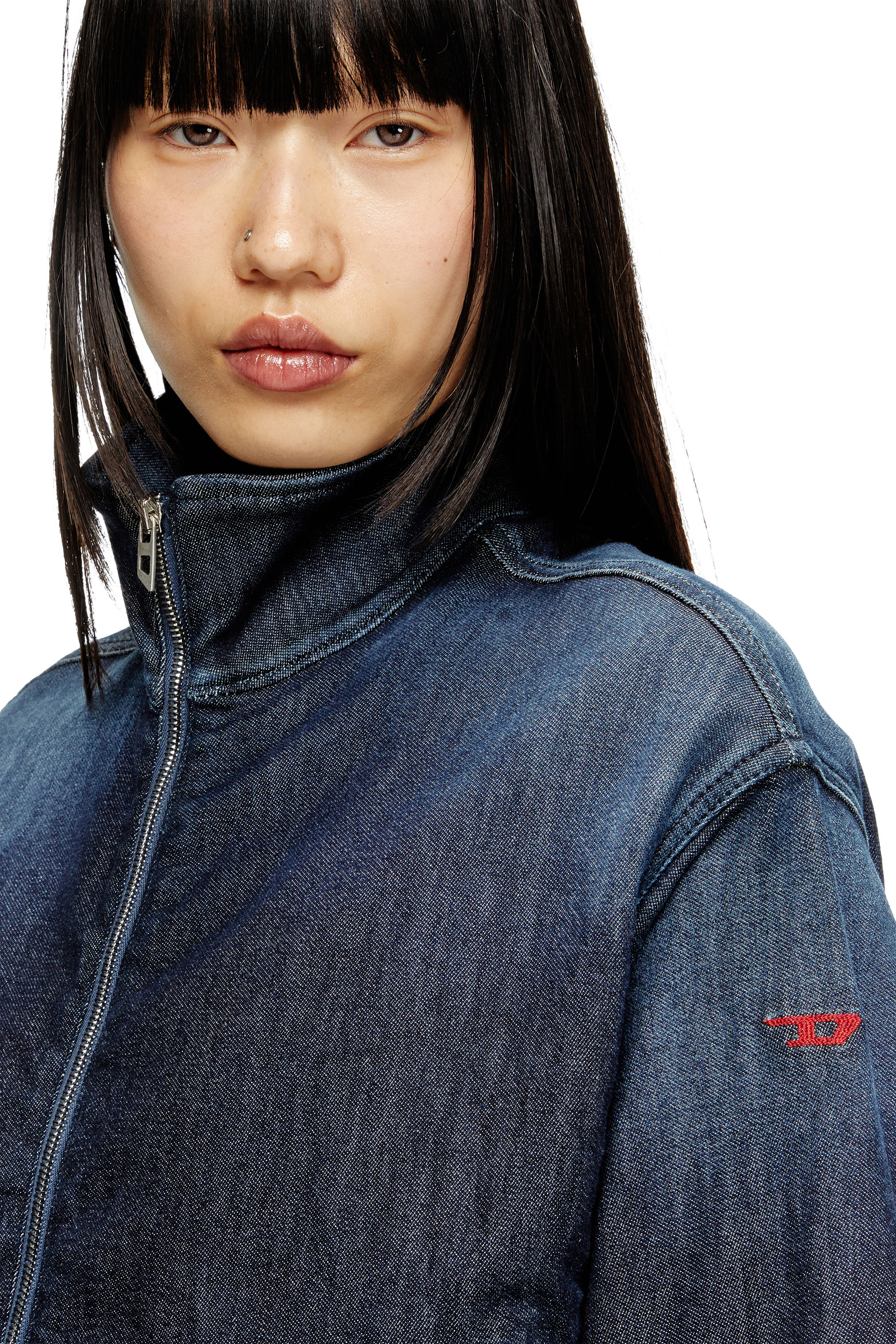 DE-SANDERZ JOGG High-neck JoggJeans jacket｜ブルー