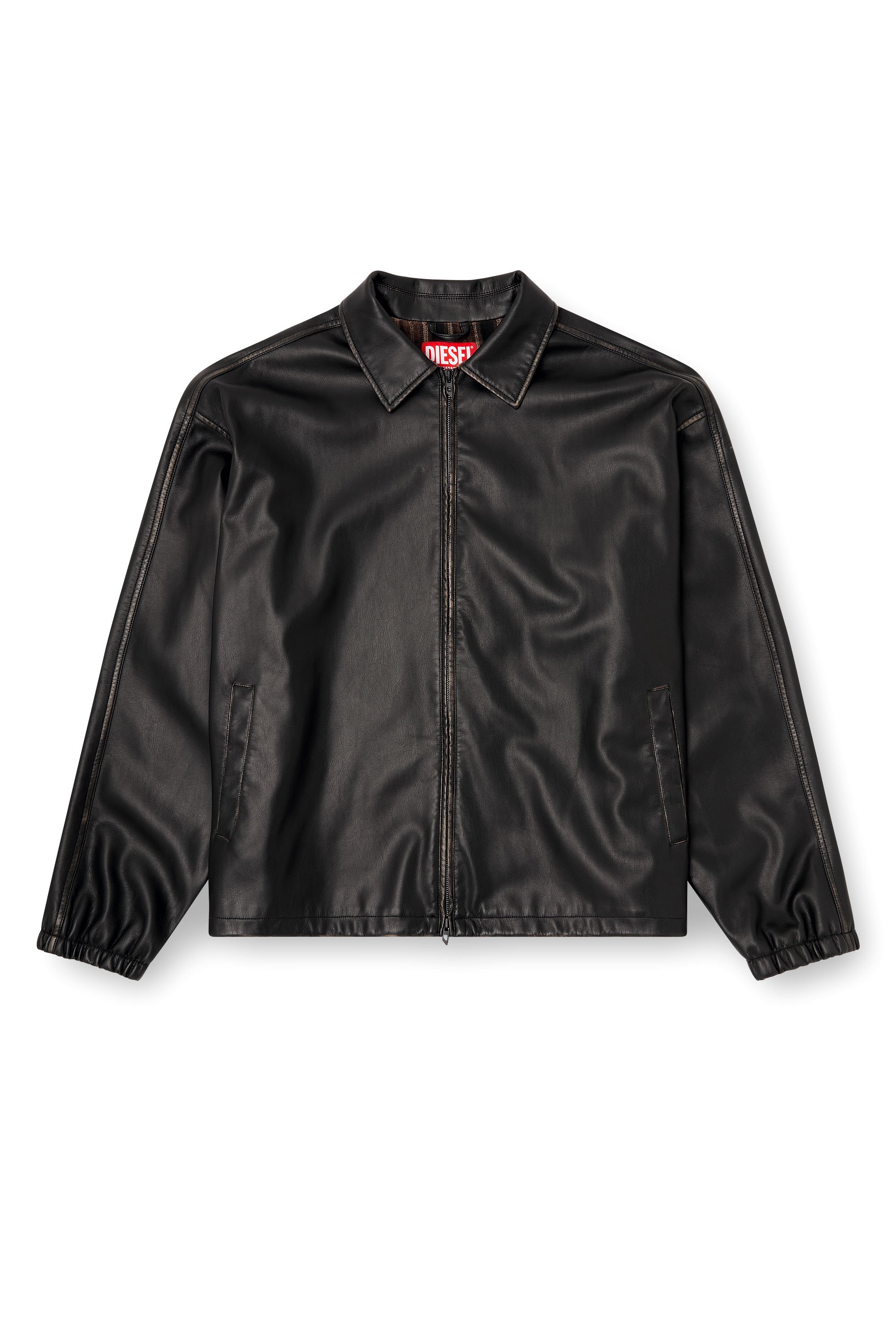 Diesel - J-AKE, Unisex's Jacket in treated technical fabric in ブラック - 3