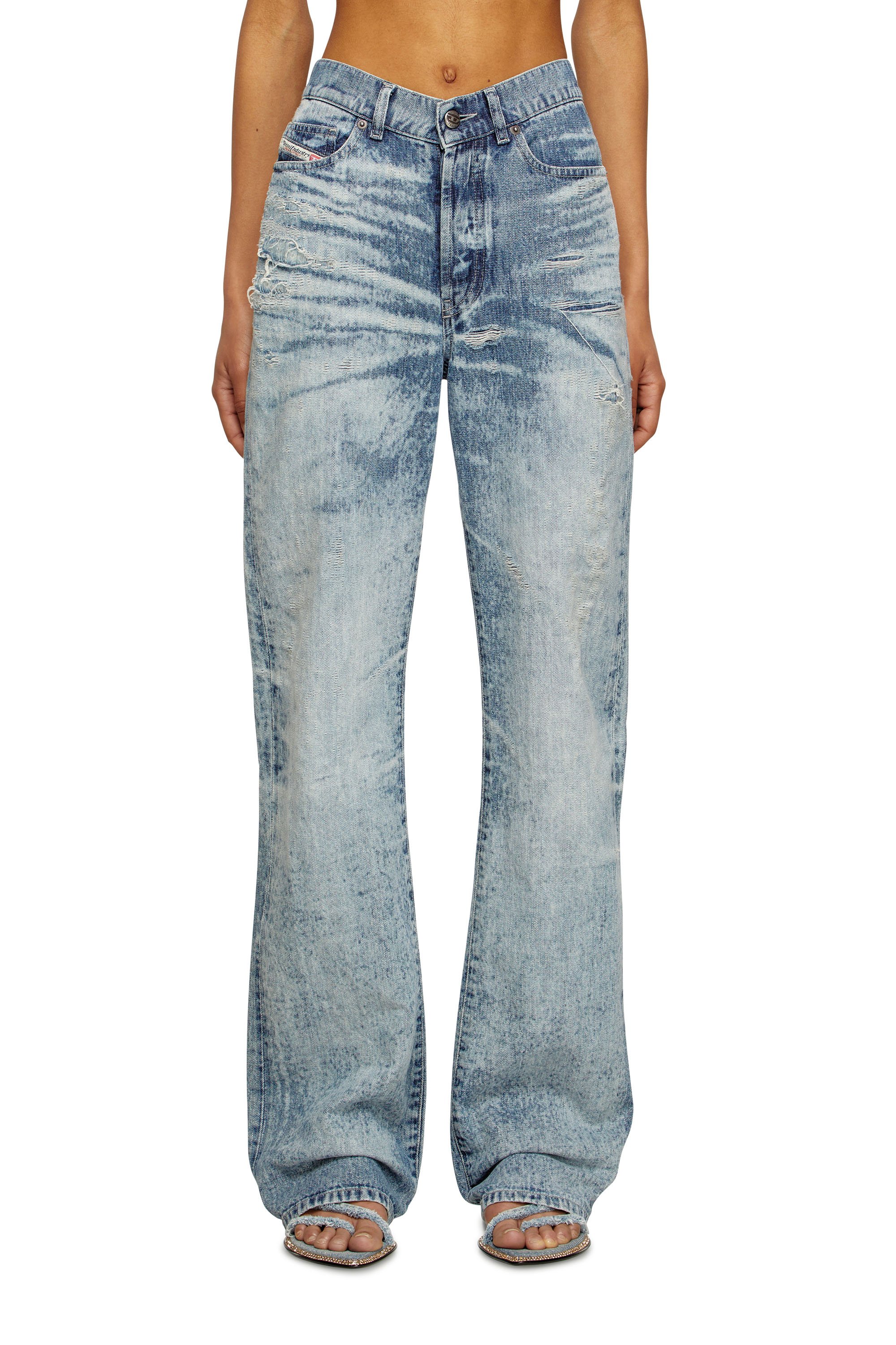 Diesel - Female's Regular Jeans 1971 D-Sent 068TY, ライトブルー - 1