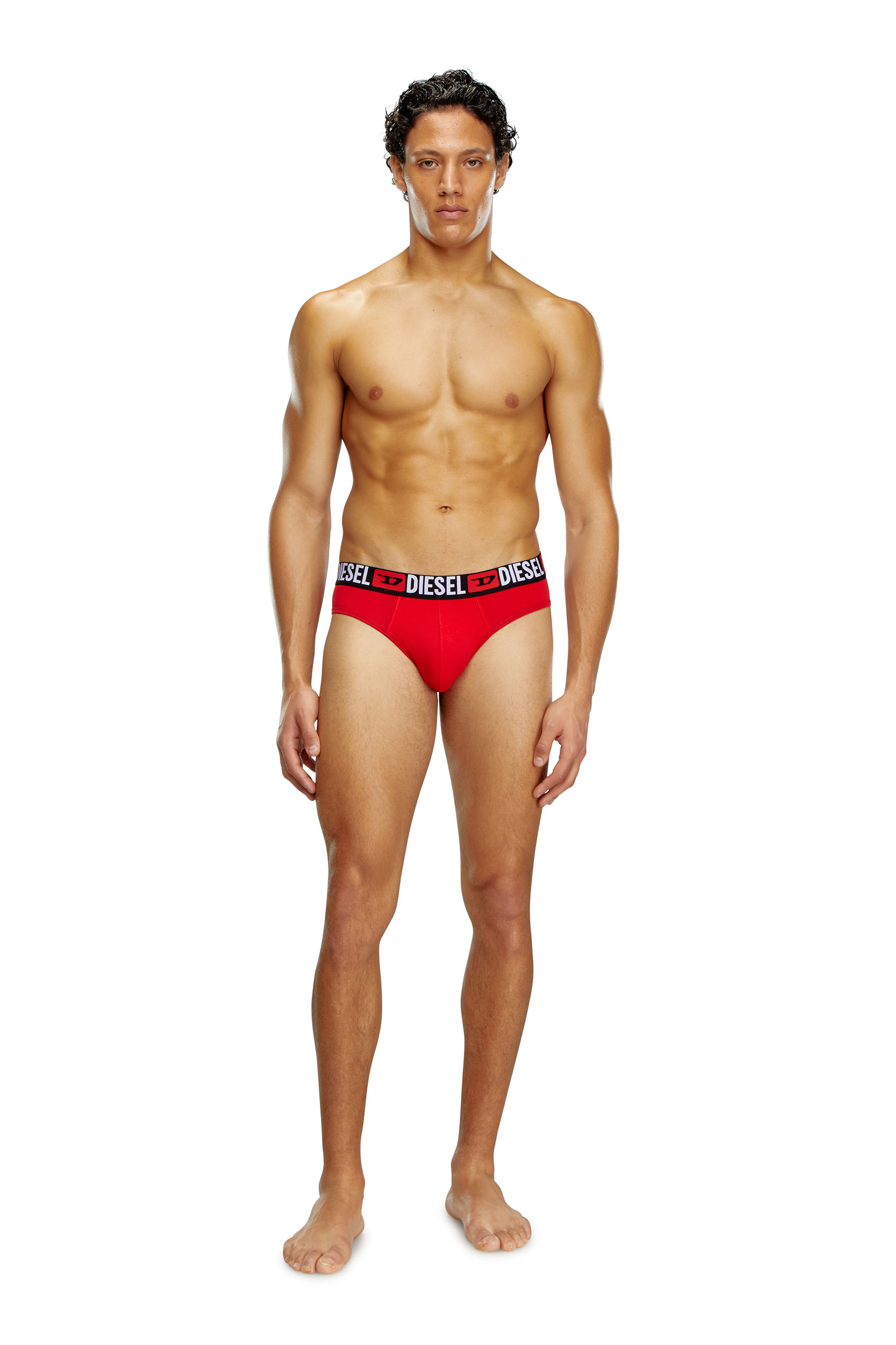 Diesel - UMBR-ANDRETHREEPACK, Male's アンダーウェアブリーフ3枚セット in ブラック/グレー - 3