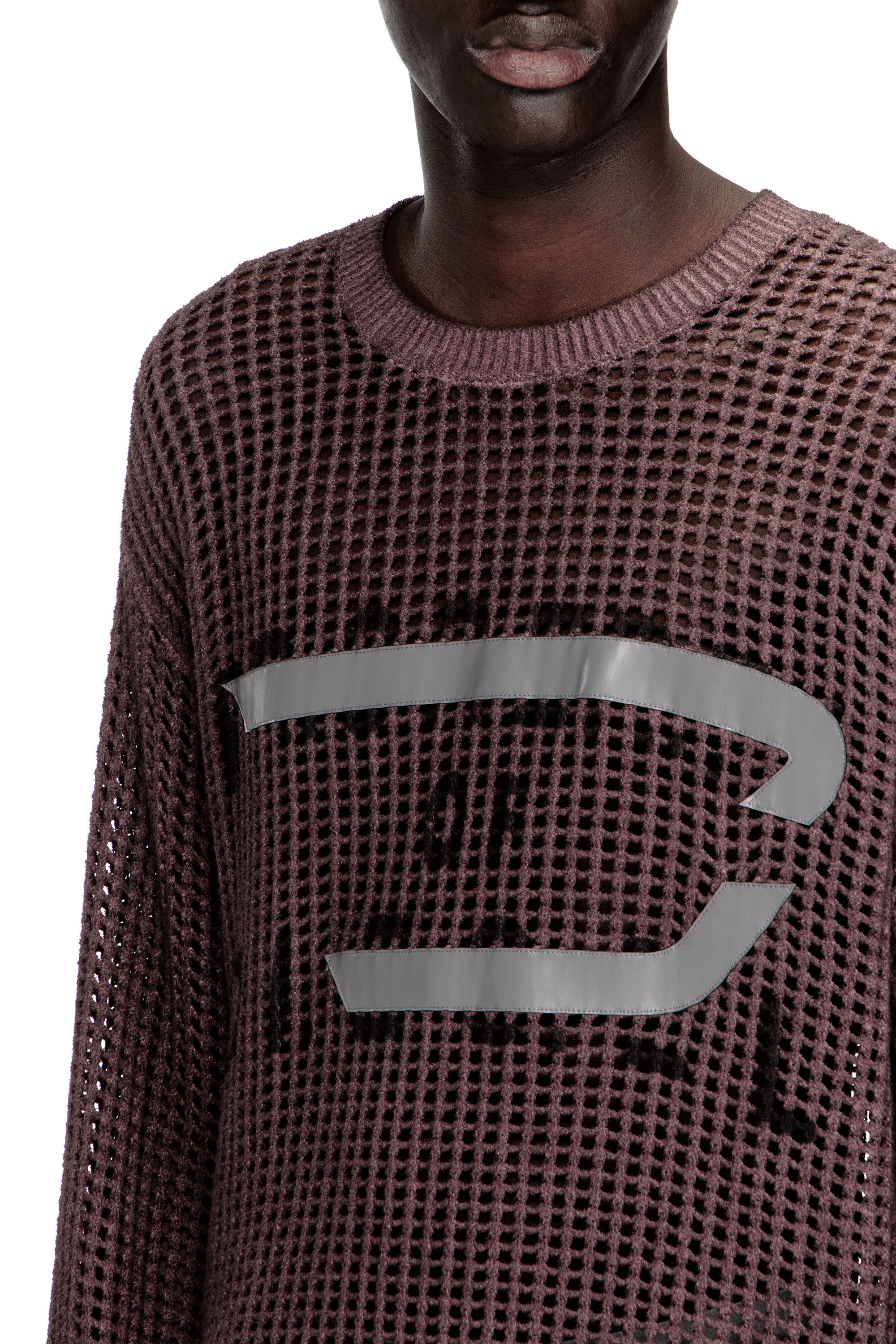 Diesel - K-ROCH, Male's プルオーバーニット in バイオレット - 4