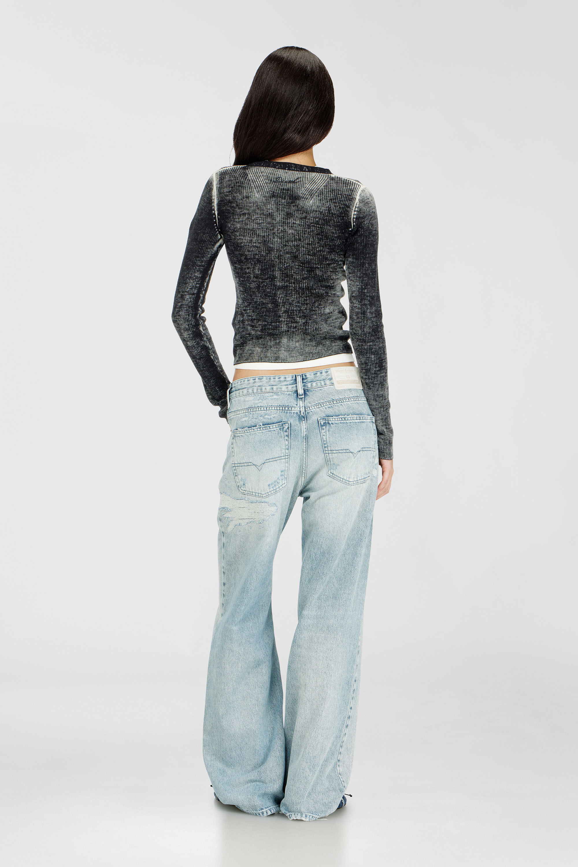 Diesel - Female's Relaxed Jeans 1990 D-Waigee 09R51, ライトブルー - 3