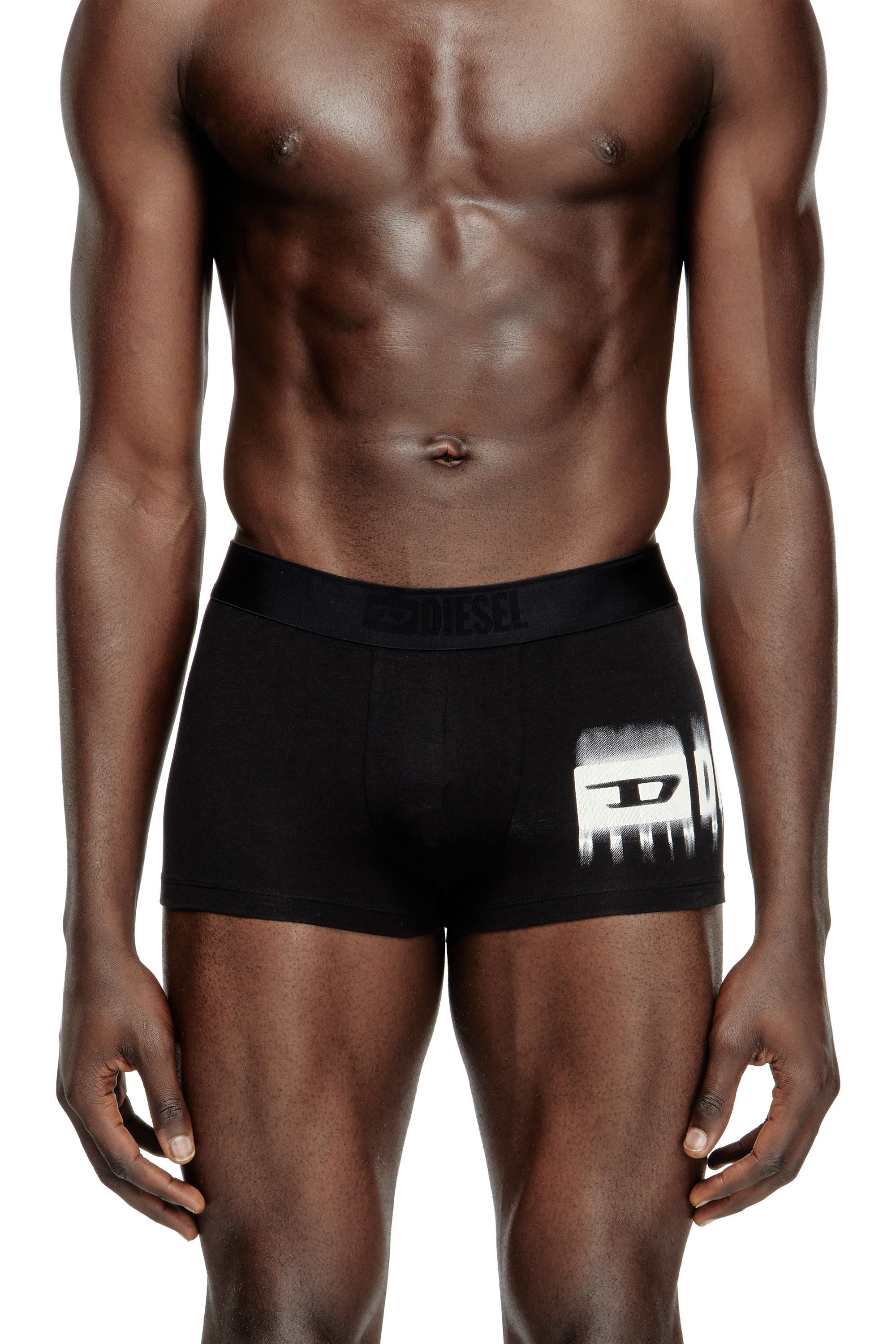 Diesel - DAMIEN-D-BOX-3PACK, Male's 3-pack stretch cotton boxer briefs in ブラック - 2