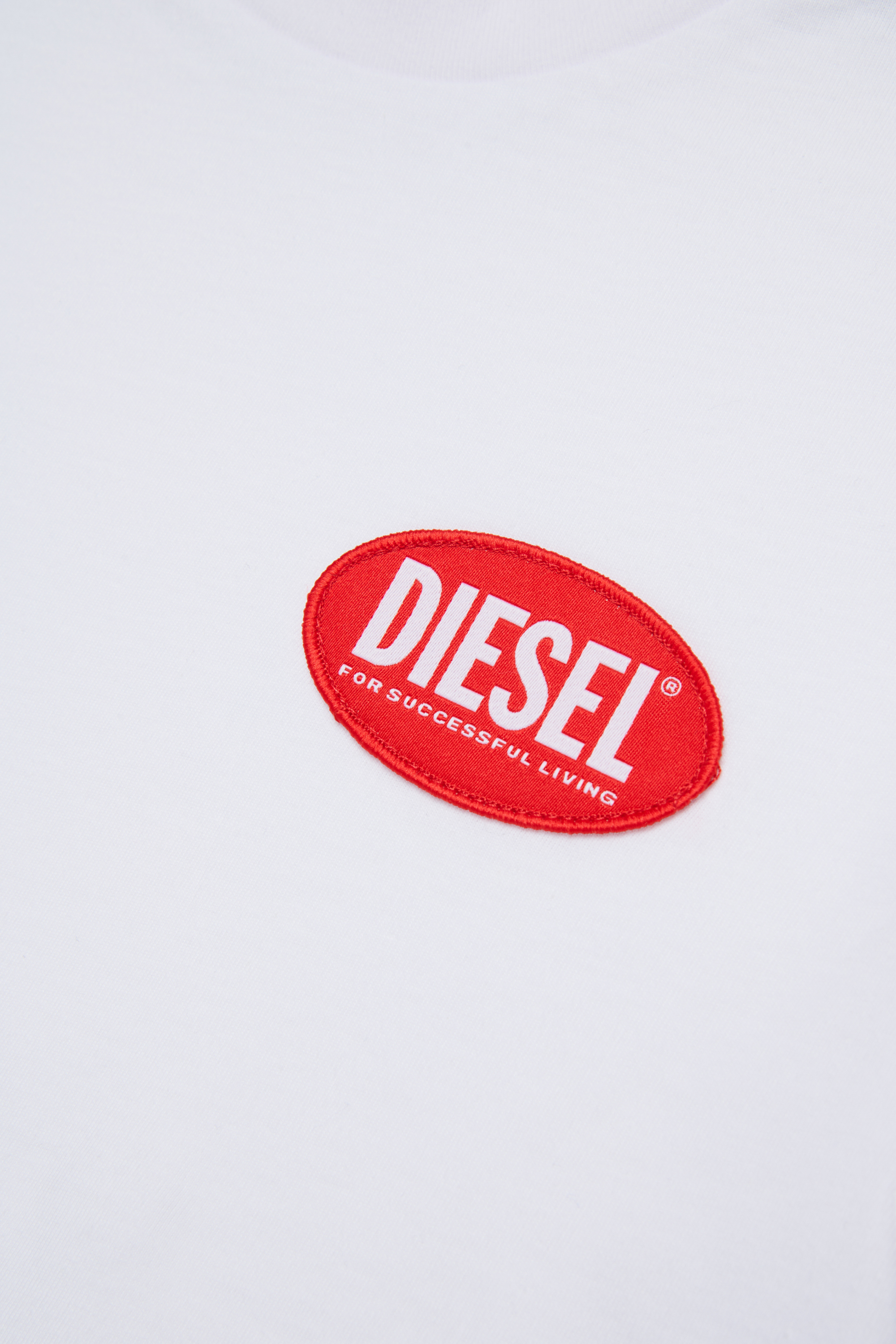 Diesel - TPATCH OVER, Male's Tシャツ in ホワイト - 4
