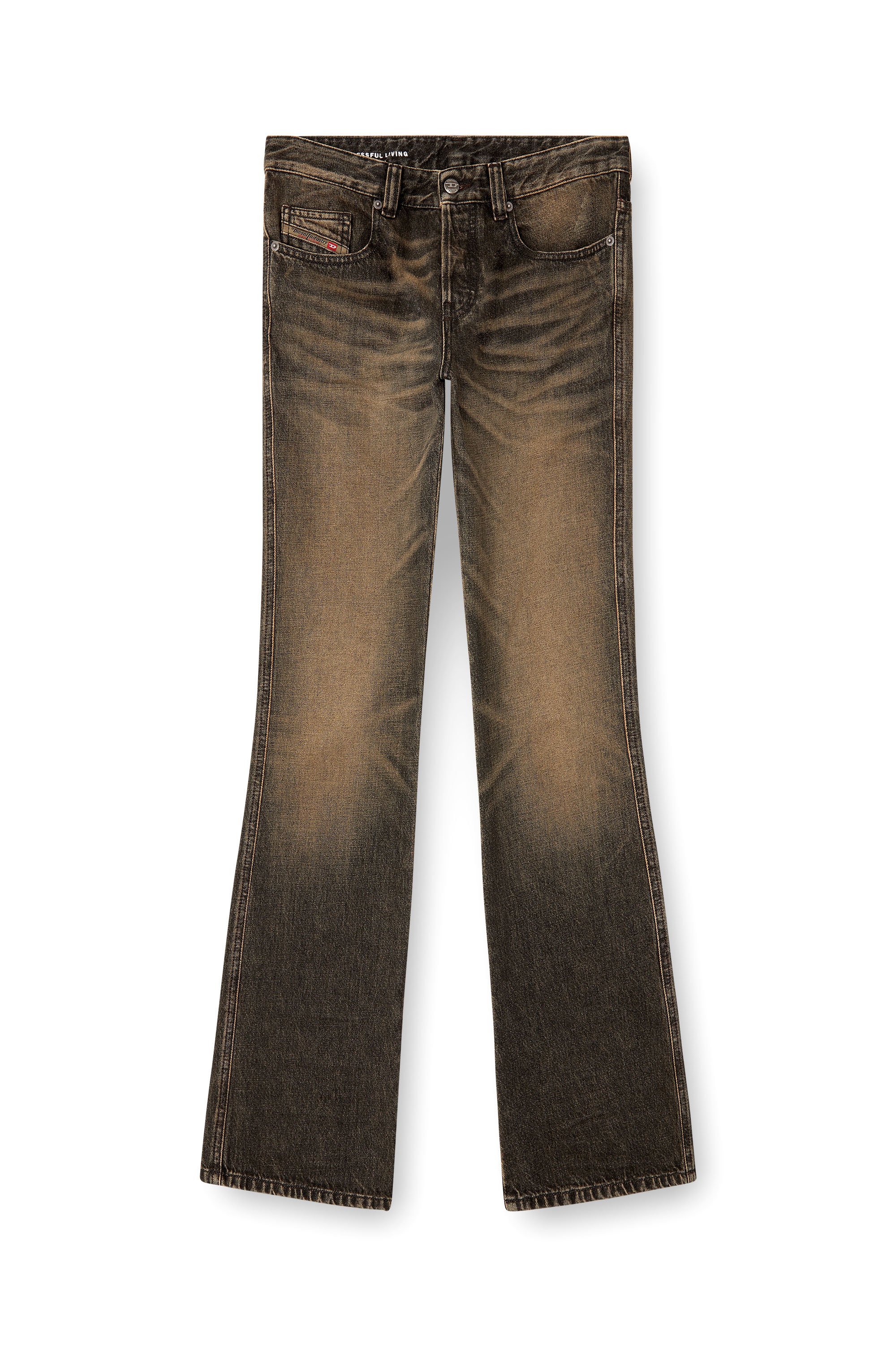 Diesel - Male's Bootcut Jeans 1998 D-Buck 007AX, ブラック/ダークグレー - 3