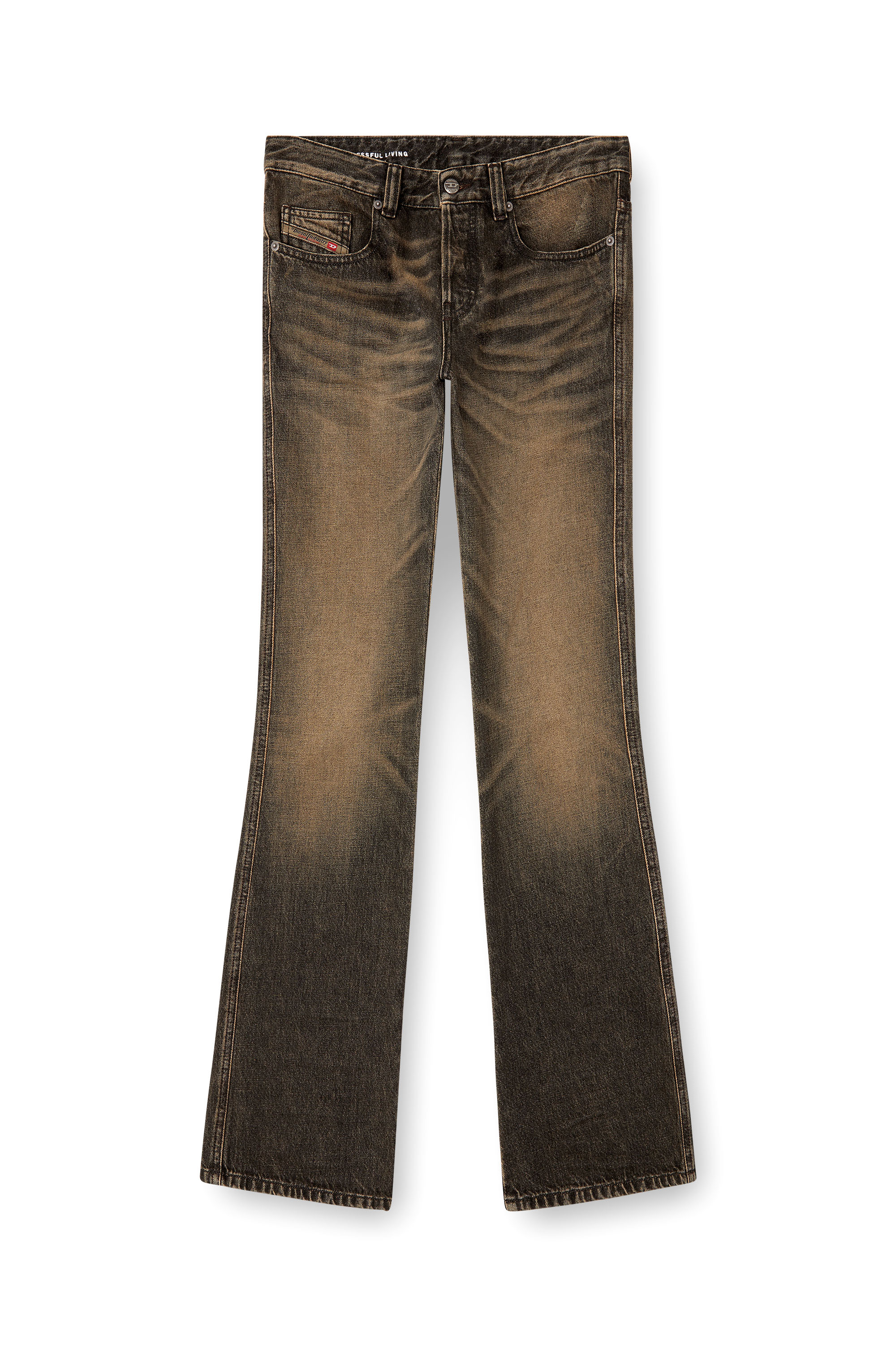 Diesel - Male's Bootcut Jeans 1998 D-Buck 007AX, ブラック/ダークグレー - 2