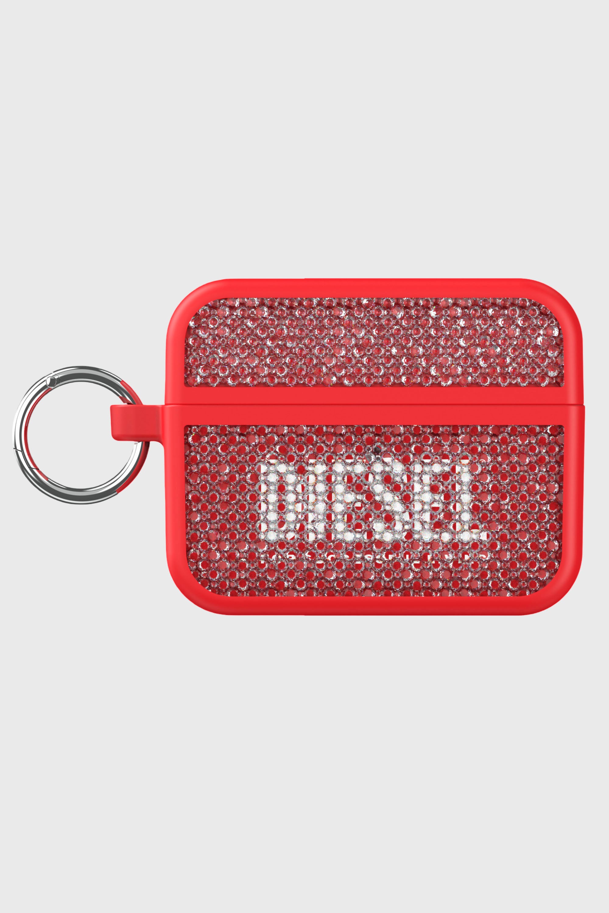Diesel - 60196 AIRPOD CASE AIRPODS CASE, Unisex's Swarovski Crystal Case for Airpods Pro / Pro 2 in レッド - 1