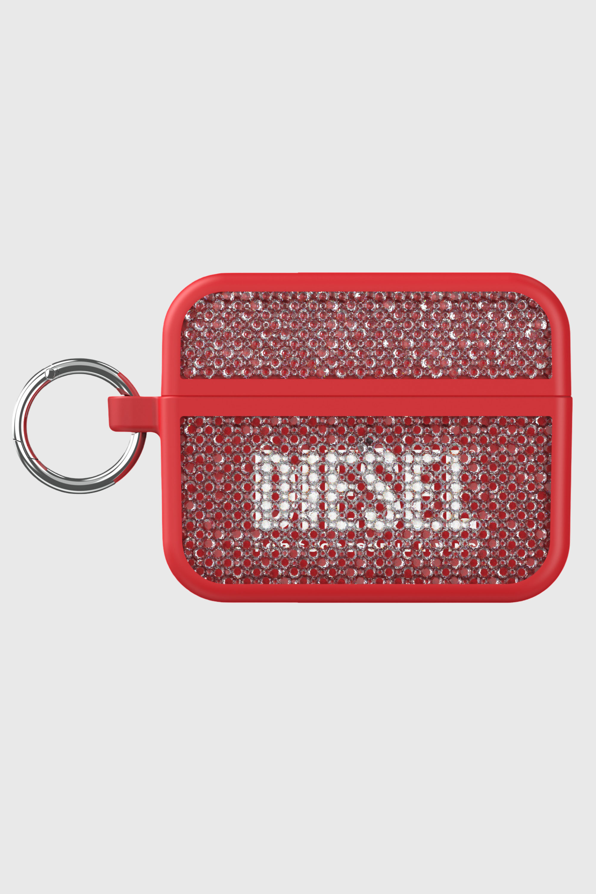 Diesel - 60196 AIRPOD CASE AIRPODS CASE, Unisex's Swarovski Crystal Case for Airpods Pro / Pro 2 in レッド - 1