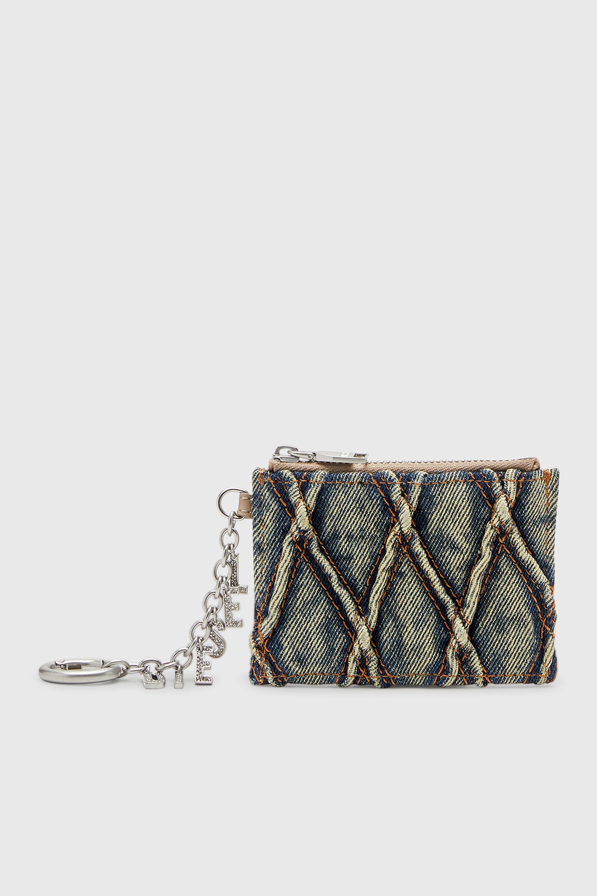 Diesel - CARD HOLDER WITH CHAIN, Female's カードホルダー in ブルー - 1