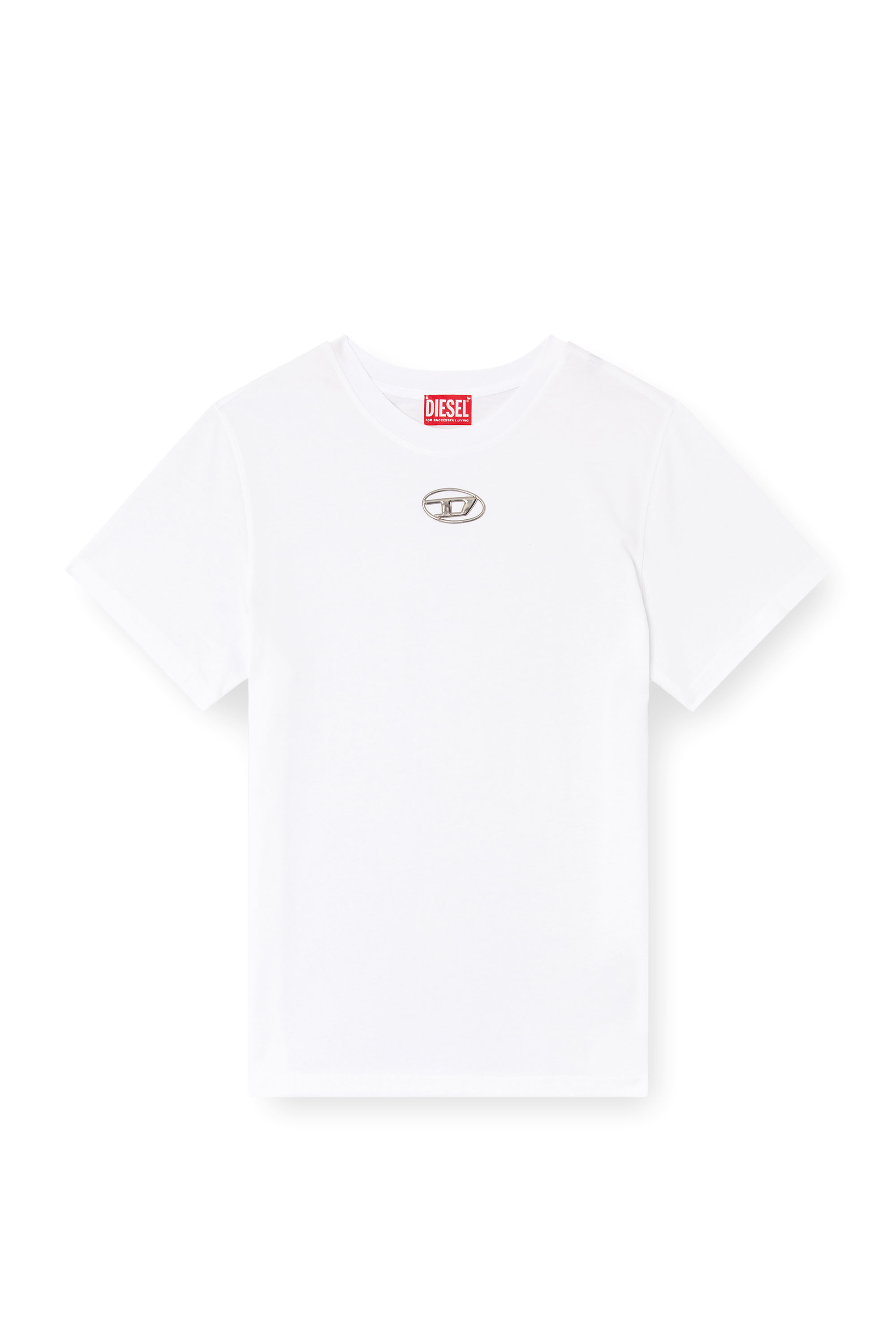 Diesel - T-REGS-OD-Q1, Female's Tシャツ in ホワイト - 2