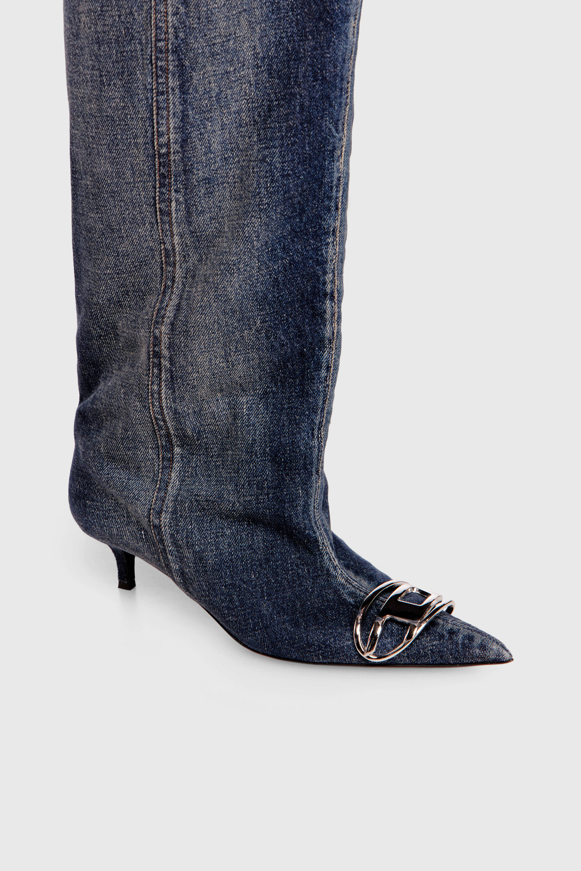 Diesel - D-VENUS KB SLOUCHY, Female's ロングブーツ in ダークブルー - 4