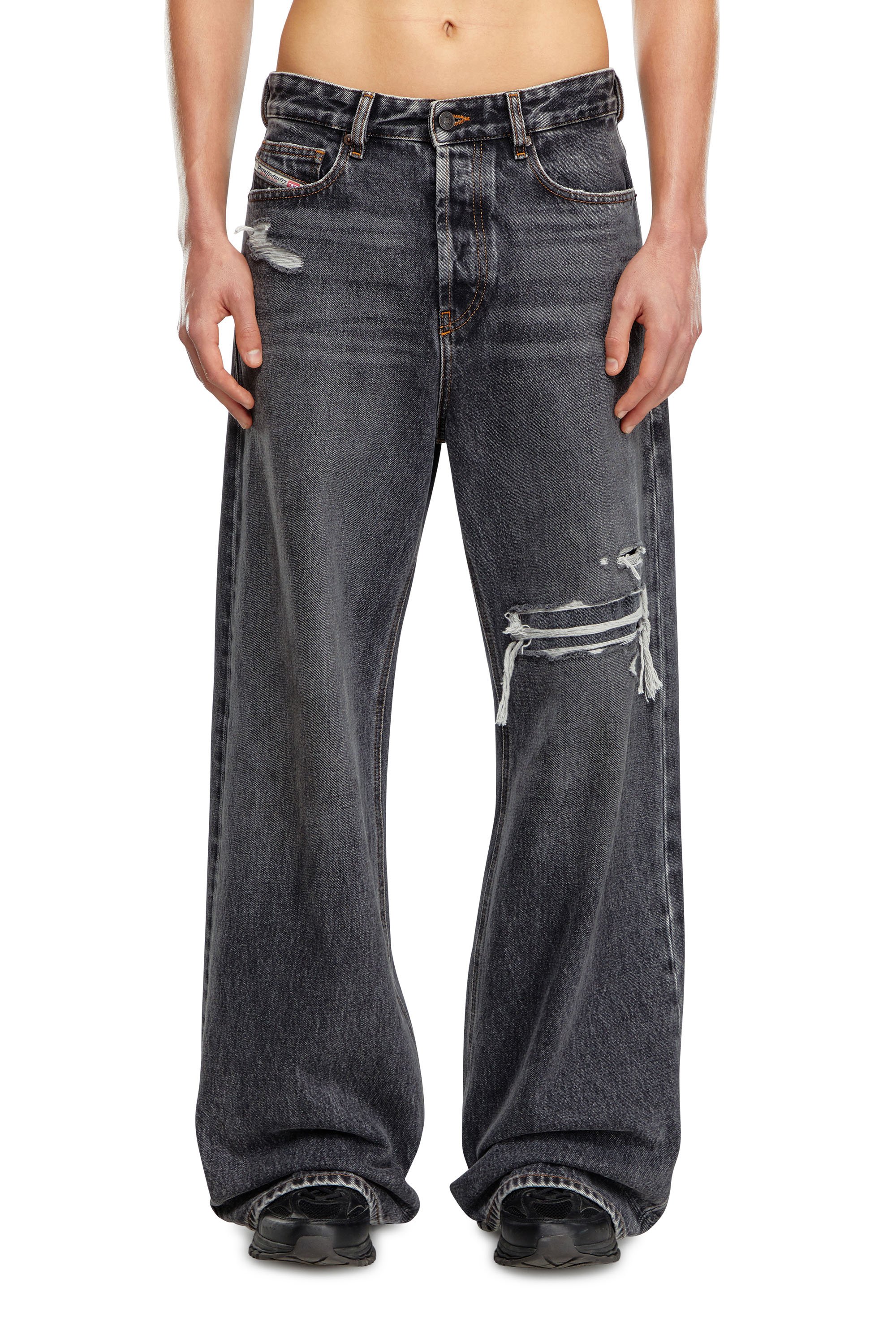 Diesel - Straight Jeans 1996 D-Sire 007F6, ブラック/ダークグレー - Image 5