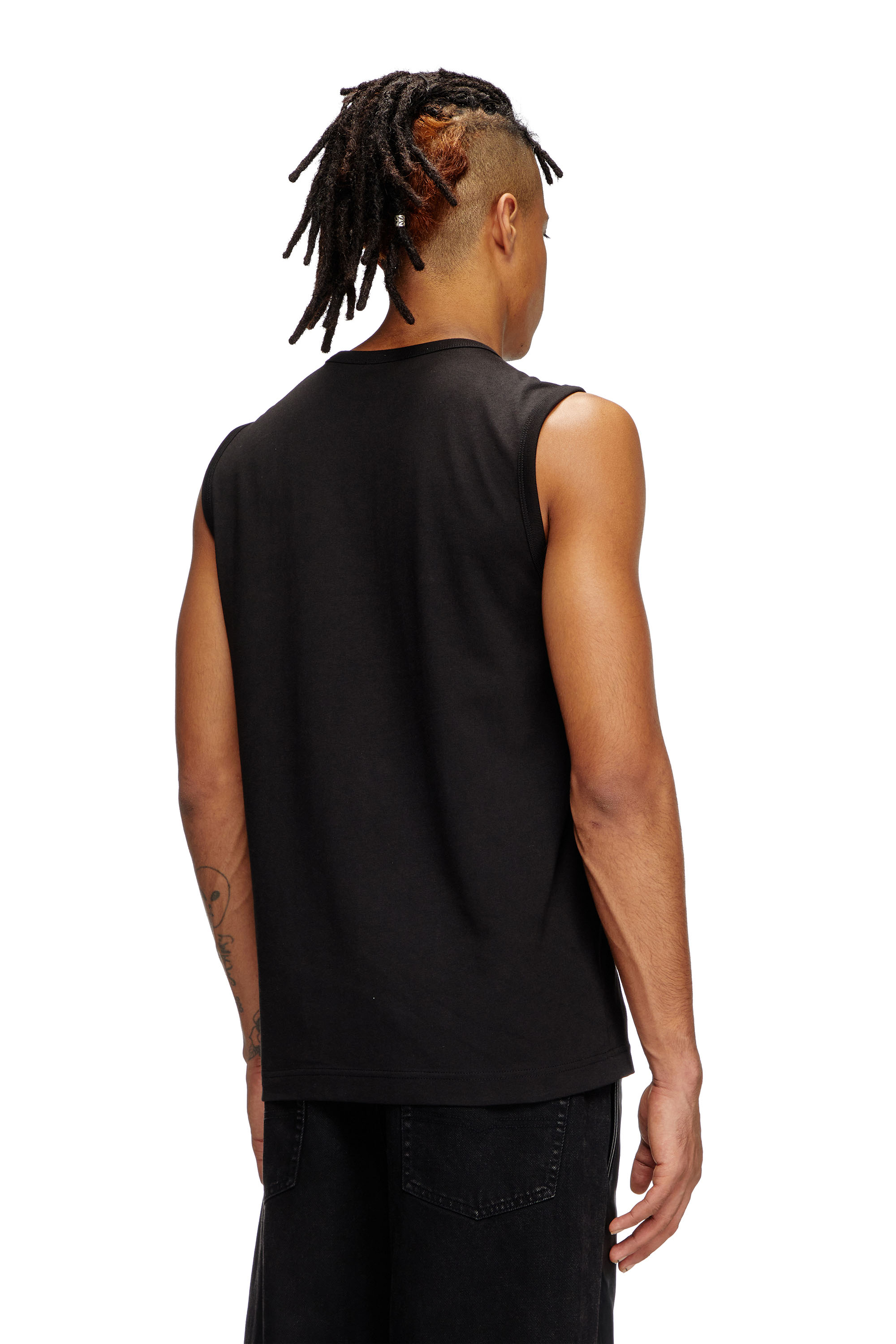 Diesel - T-BISCO-BIGOVAL, Male's Sleeveless top in ブラック - 4