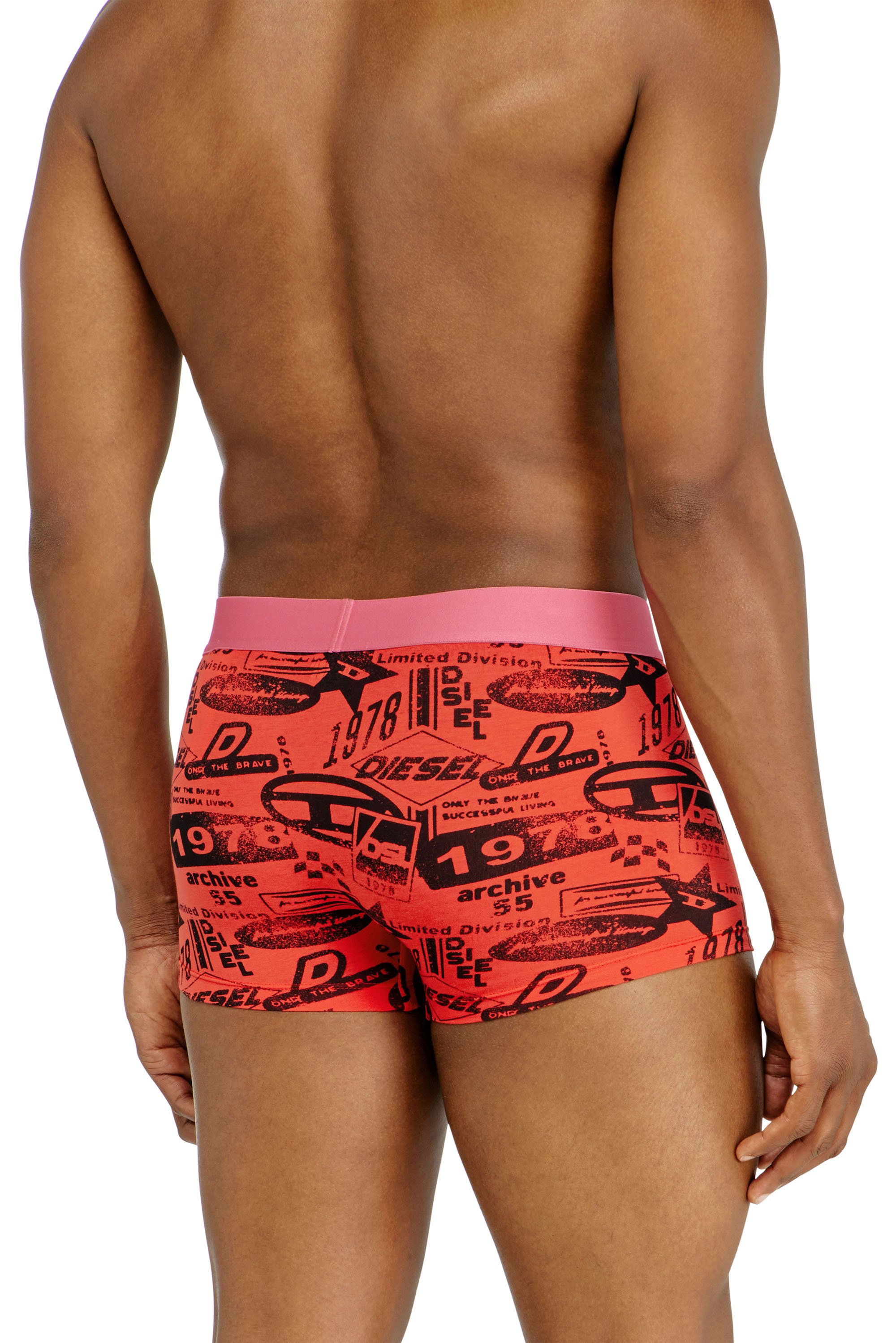 Diesel - DAMIEN-D-POP-3PACK-40, Male's ボクサーパンツ 3枚パック in オレンジ/ぶ - 3