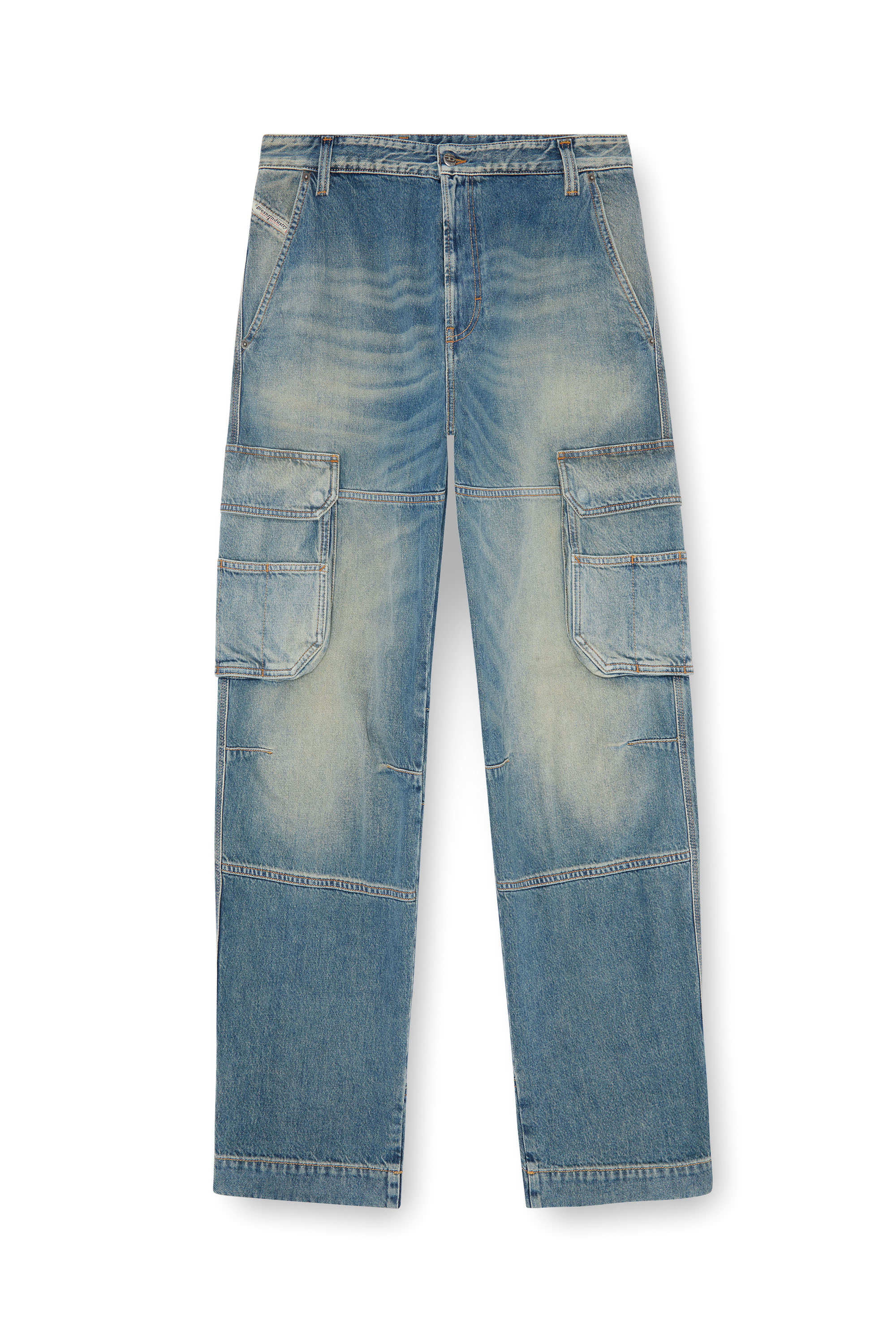 Diesel - Straight Jeans D-Fish 09J83, ライトブルー - Image 5