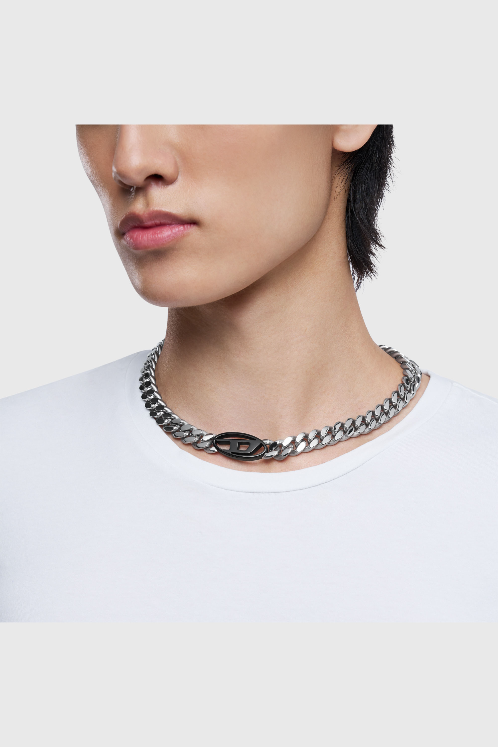 Diesel - DX1635931 JEWELLERY, Unisex's ネックレス in シルバー/ブラック - 4