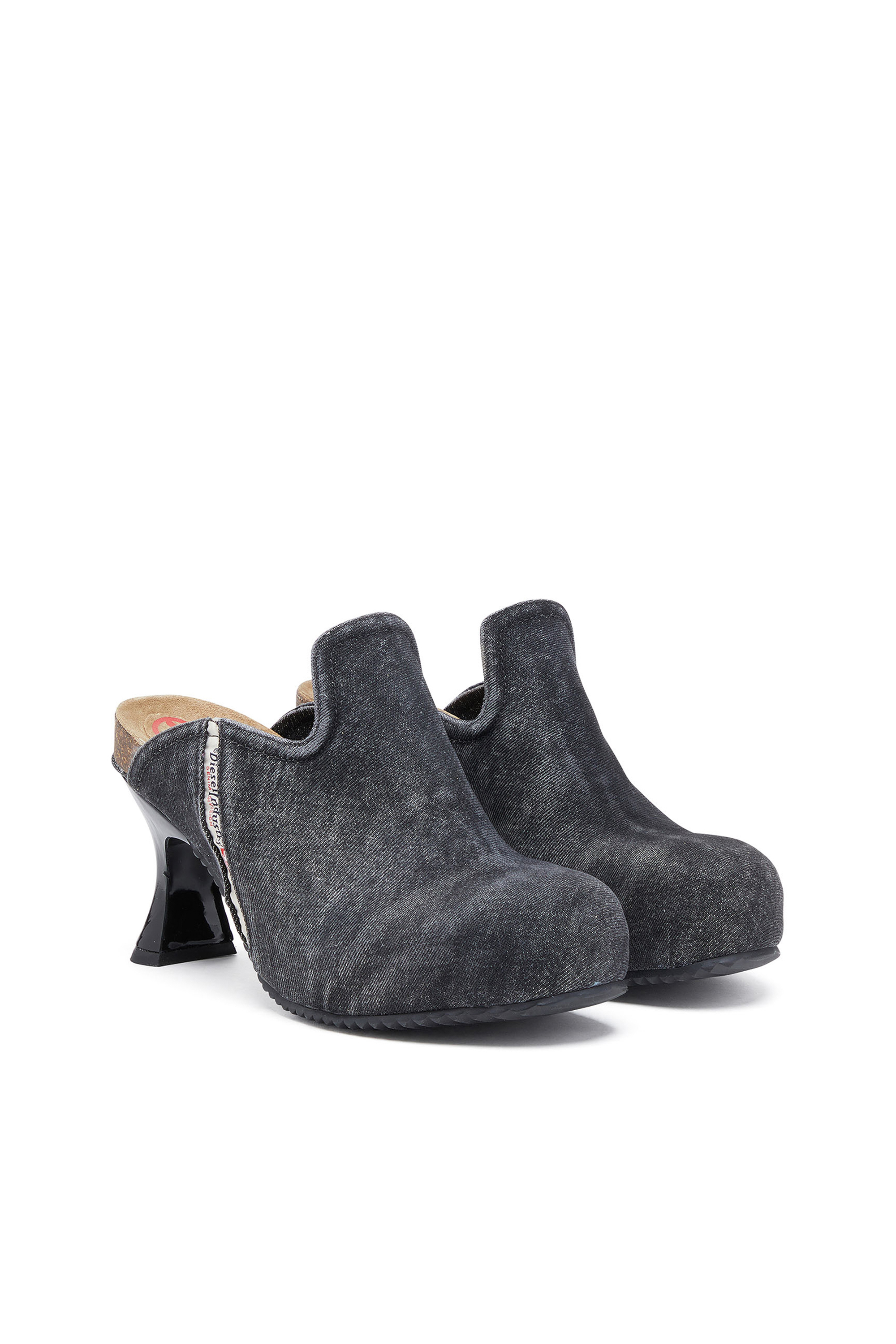 Diesel - D-WOODSTOCK ML W, Female's D-Woodstock-Denim mules in ブラック - 2
