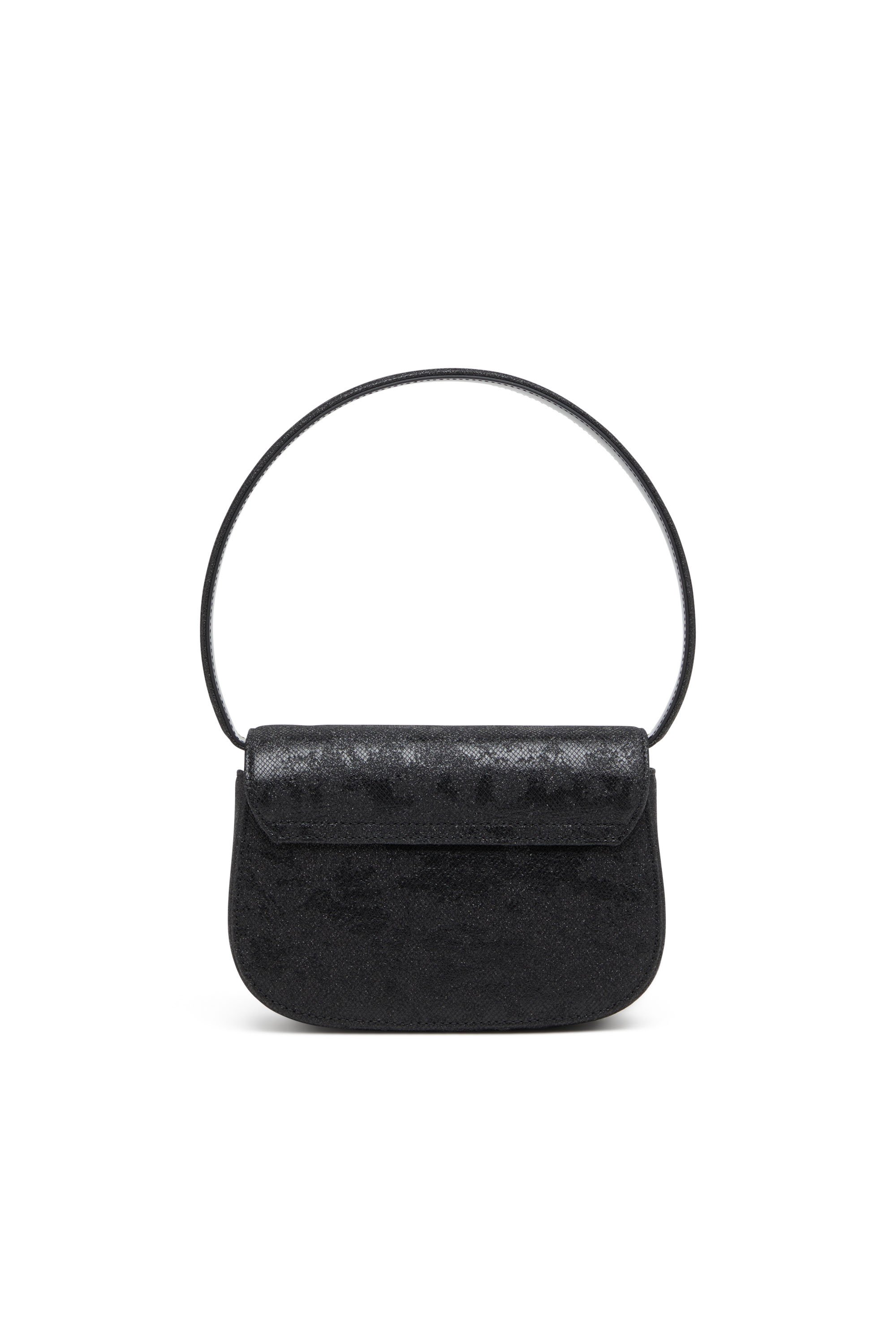 Diesel - 1DR, Female's 1DR-Iconic 1DR bag in glitter-camo Lurex in ブラック - 3