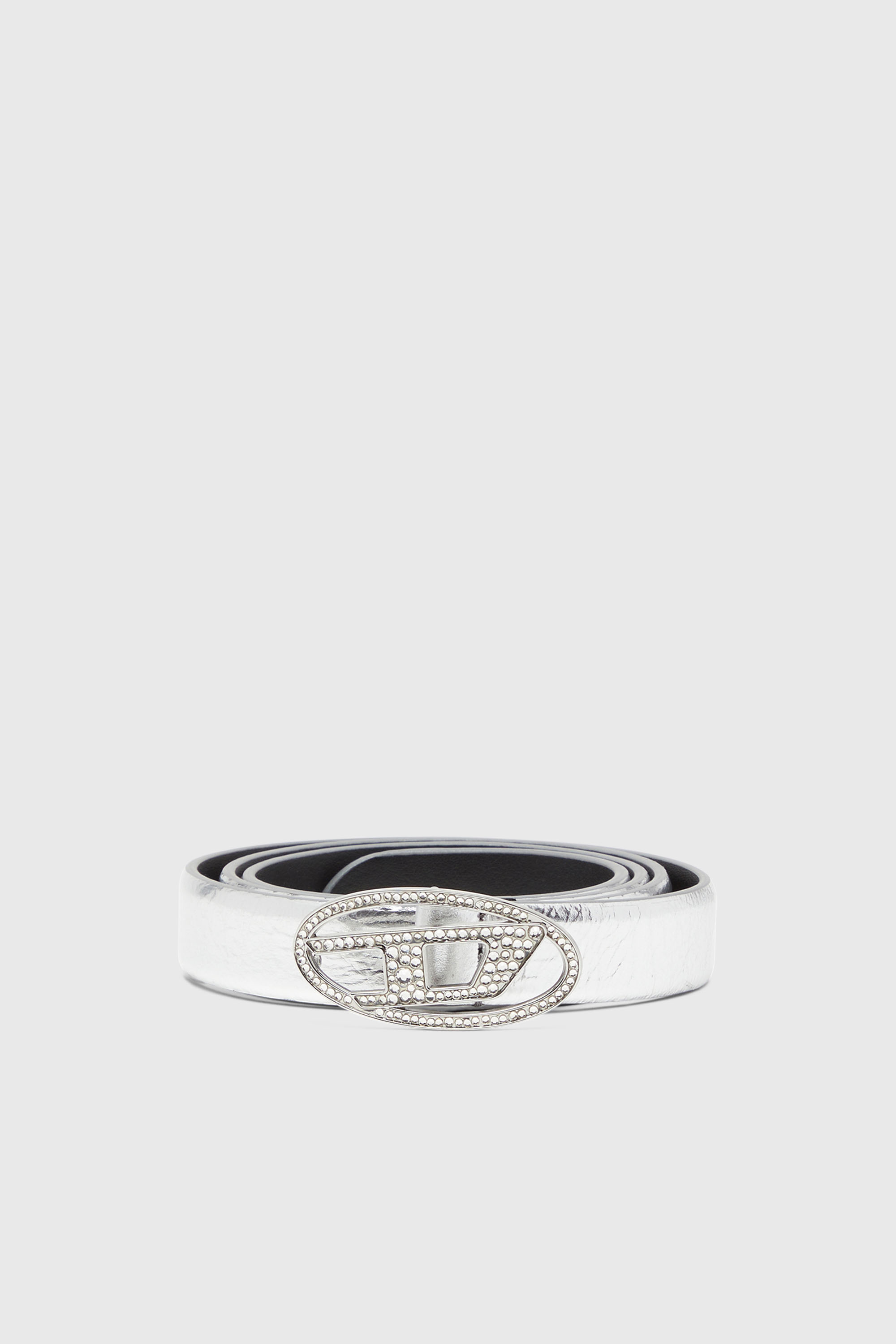 Diesel - B-1DR STRASS 20, Female's レザーベルト in シルバー - 1