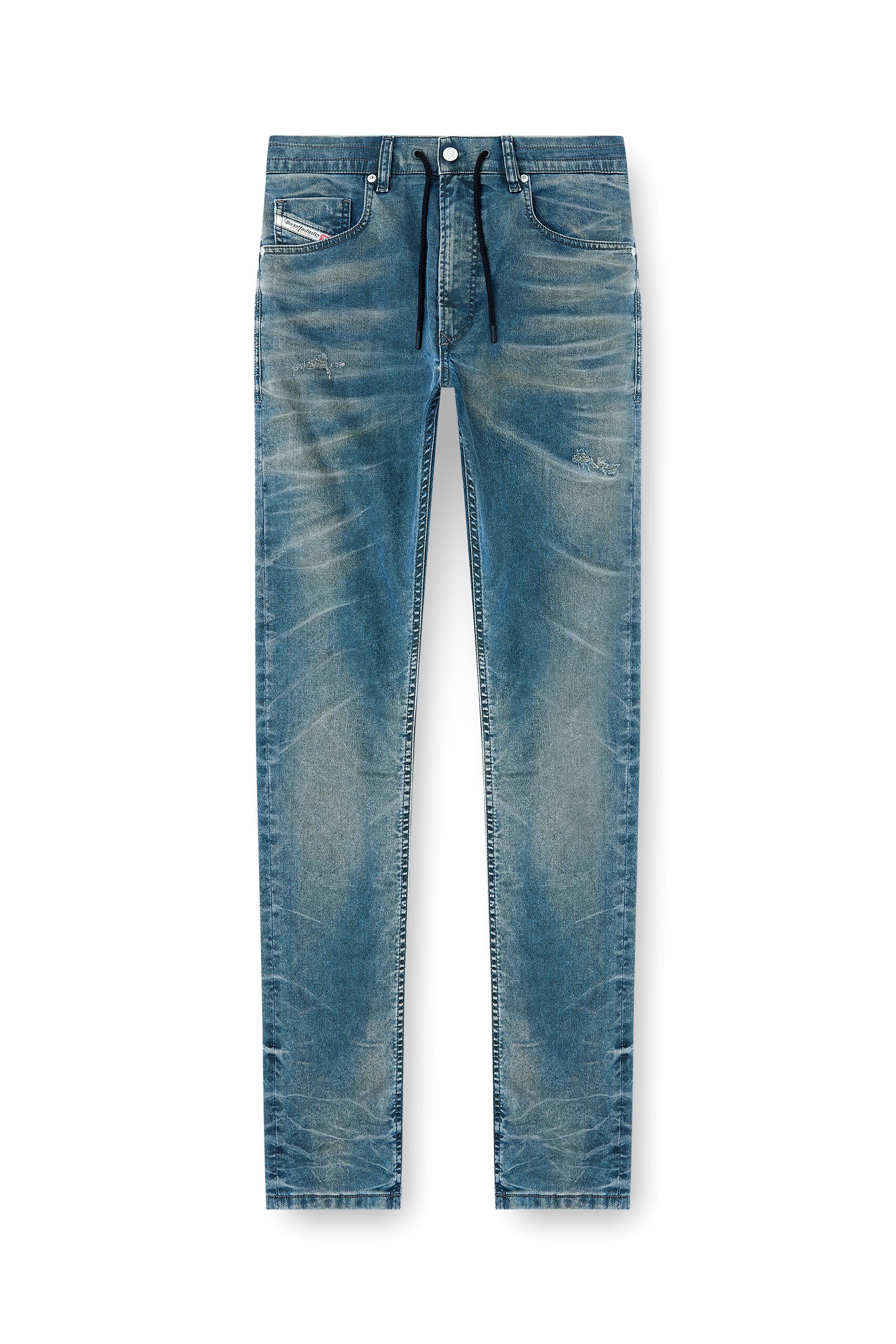 Diesel - Male's Regular 2032 D-Krooley Joggjeans&reg; 068TZ, ミディアムブルー - 3