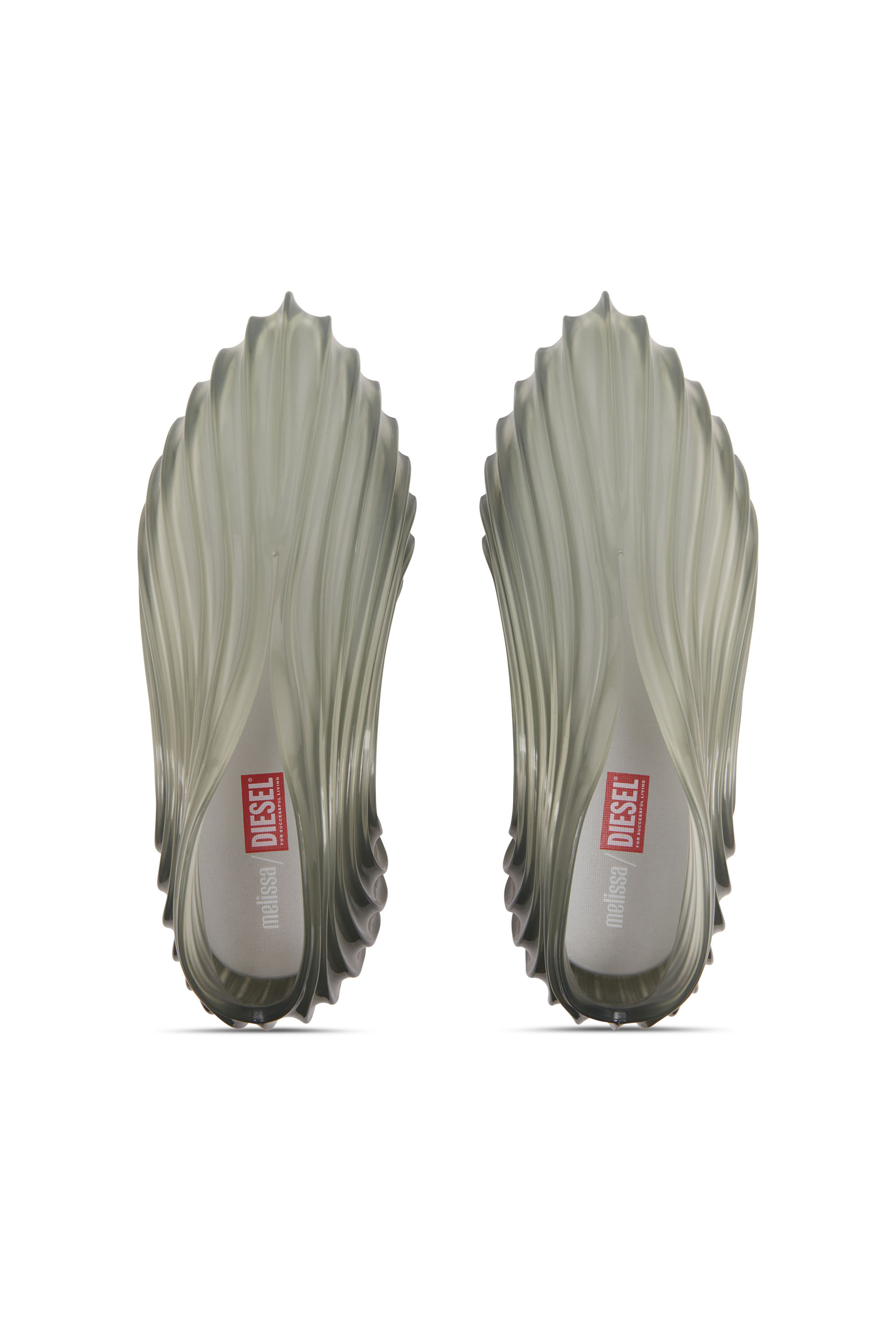 Diesel - MELISSA QUANTUM SNEAKERS X, Unisex's Slip-on sneaker in Melflex® in ライトグレー - 6