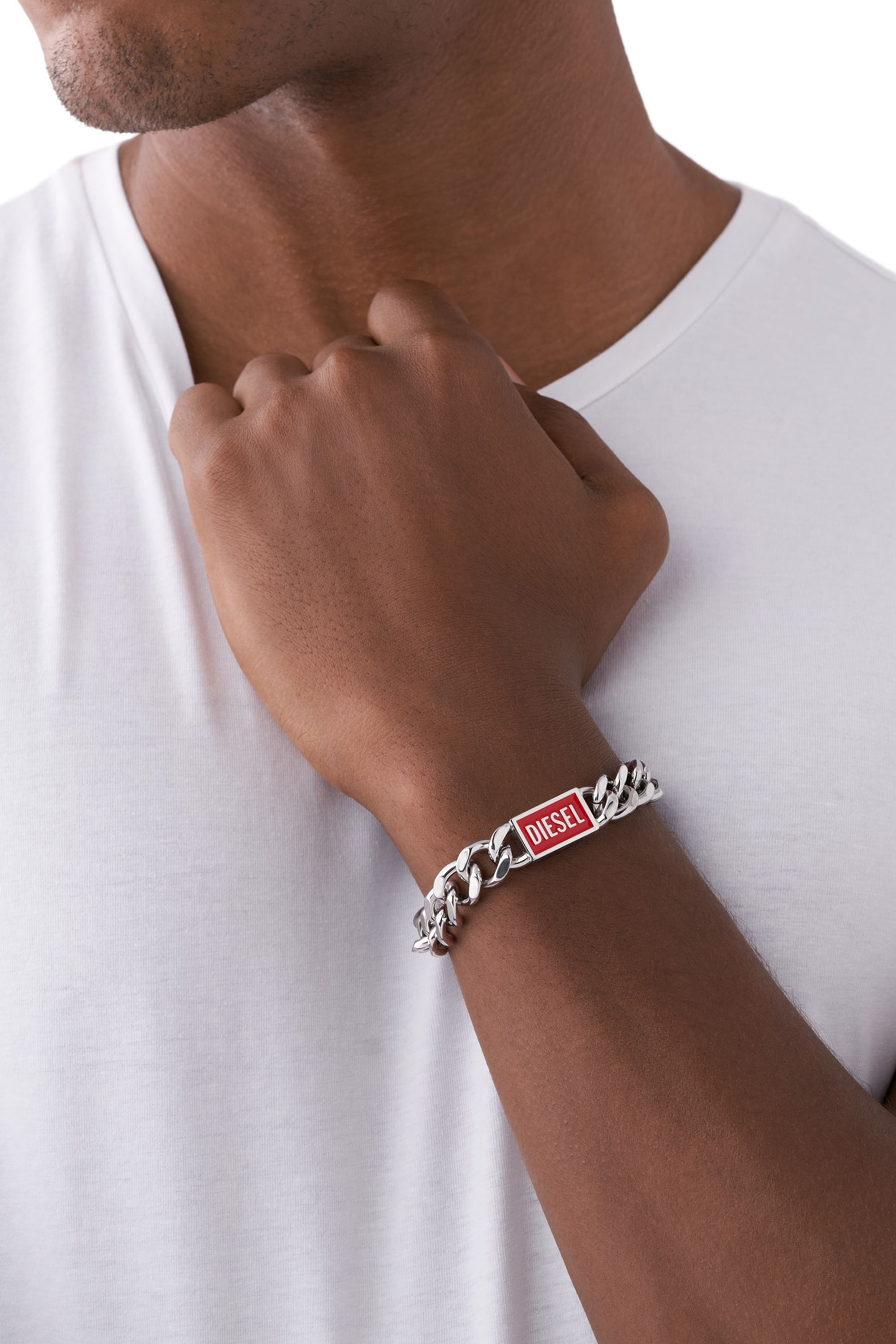 Diesel - DX1371, Male's ブレスレット in シルバー - 3