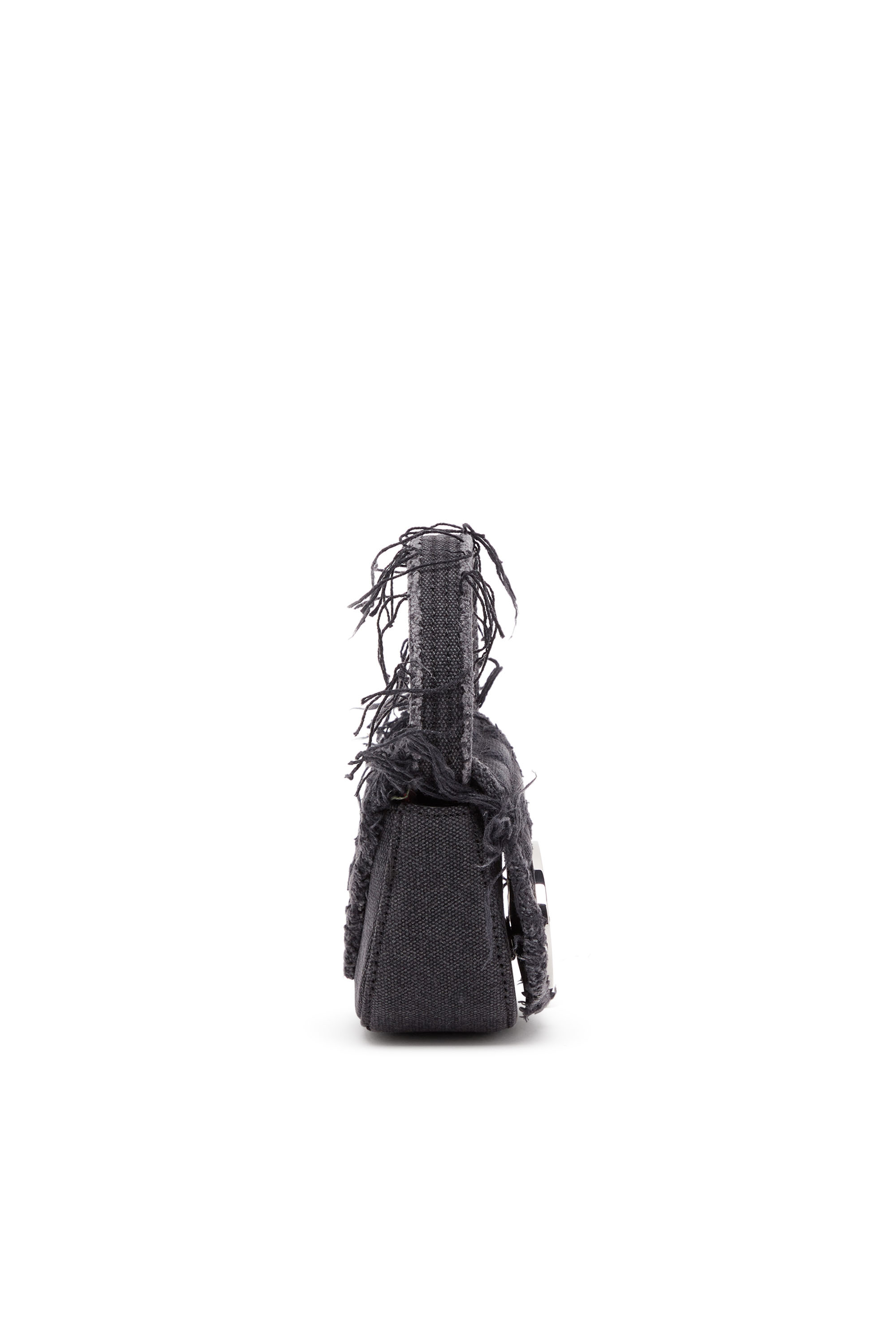 Diesel - 1DR XS, Female's 1DR XS-Iconic mini bag in canvas and leather in ブラック - 4