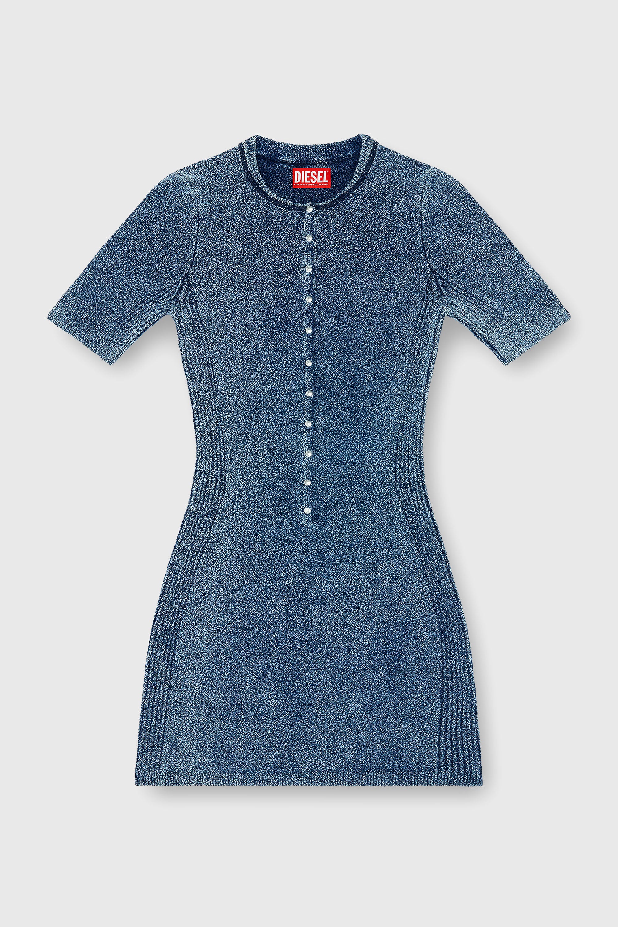 Diesel - M-ESTEE DRESS, Female's ドレス in ミディアムブルー - 2