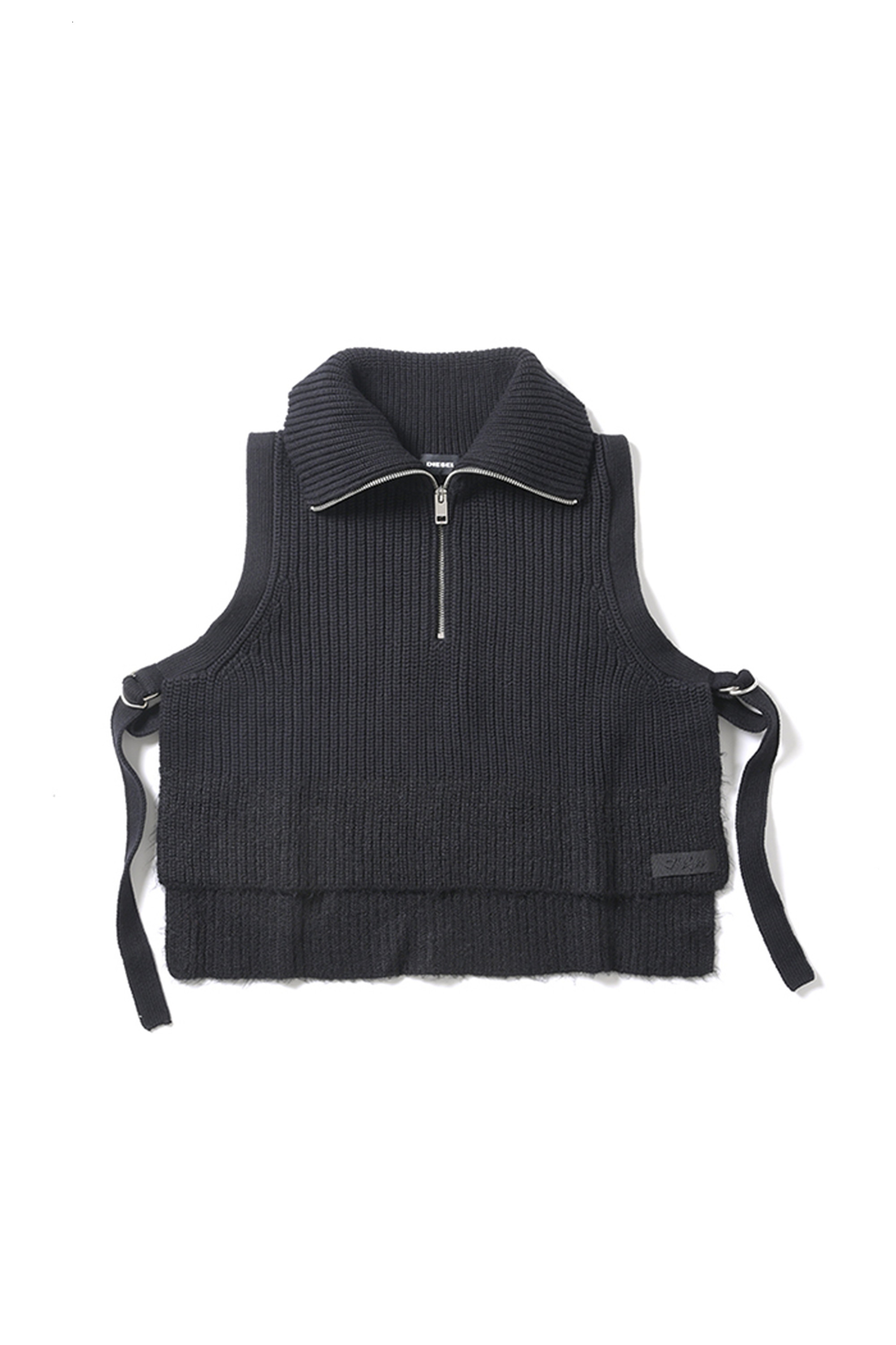 Diesel - KNIT VEST, Unisex's KNIT VEST in ブラック - 1