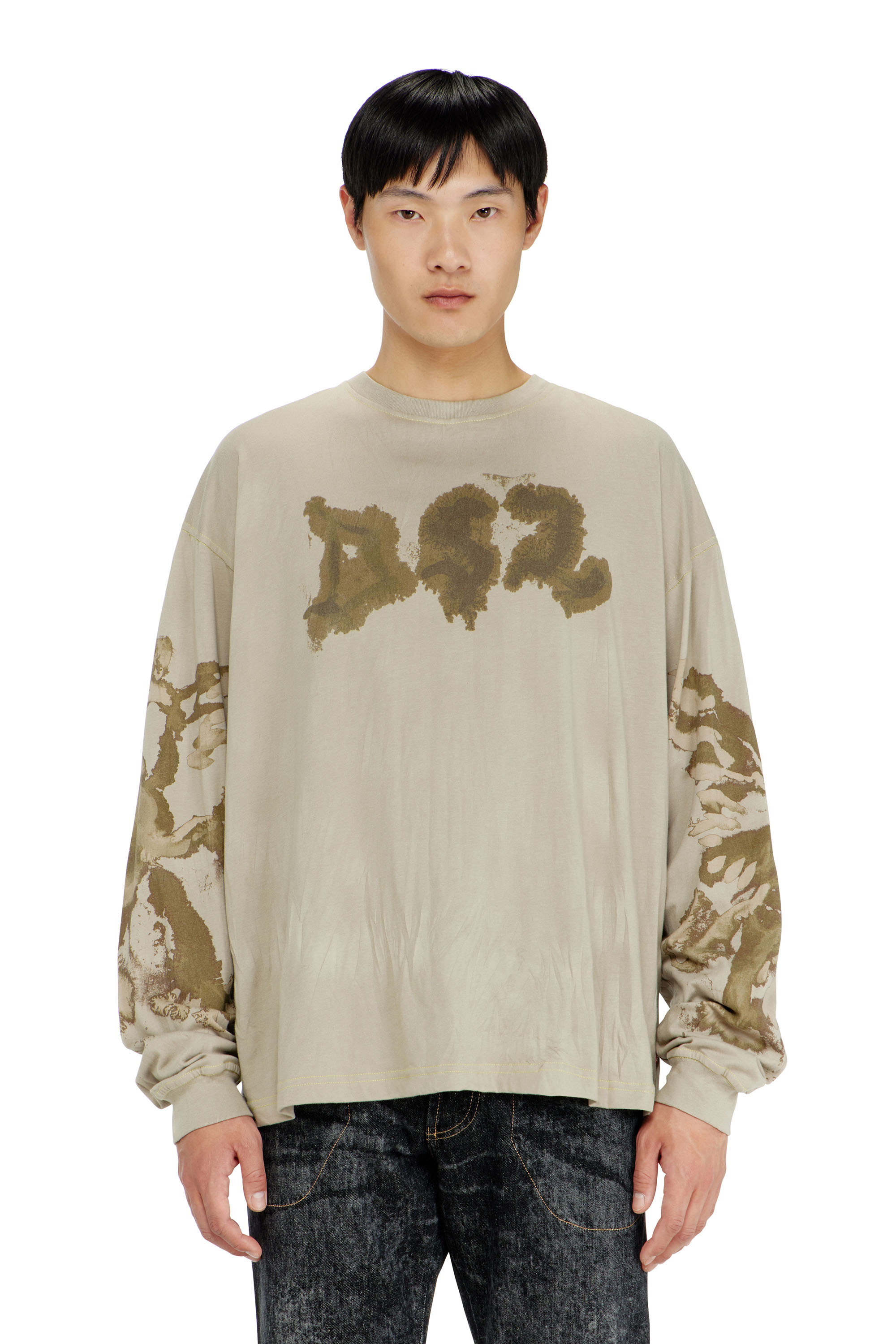 Diesel - T-BOXT-LS-AA4, Male's 長袖Tシャツ in null - 3