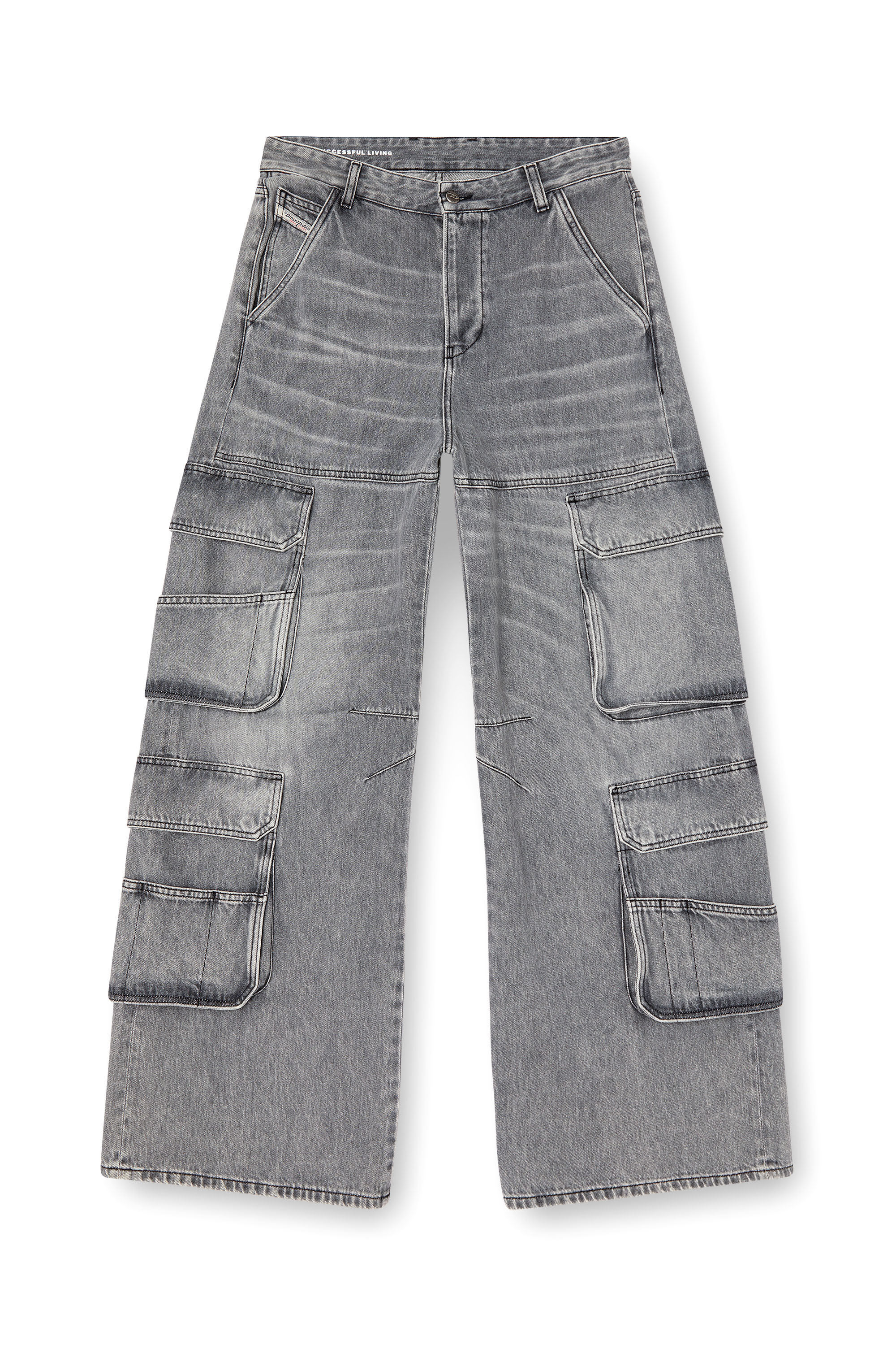 Diesel - Female's Relaxed Jeans 1996 D-Sire 0DCBE, ライトグレー - 2