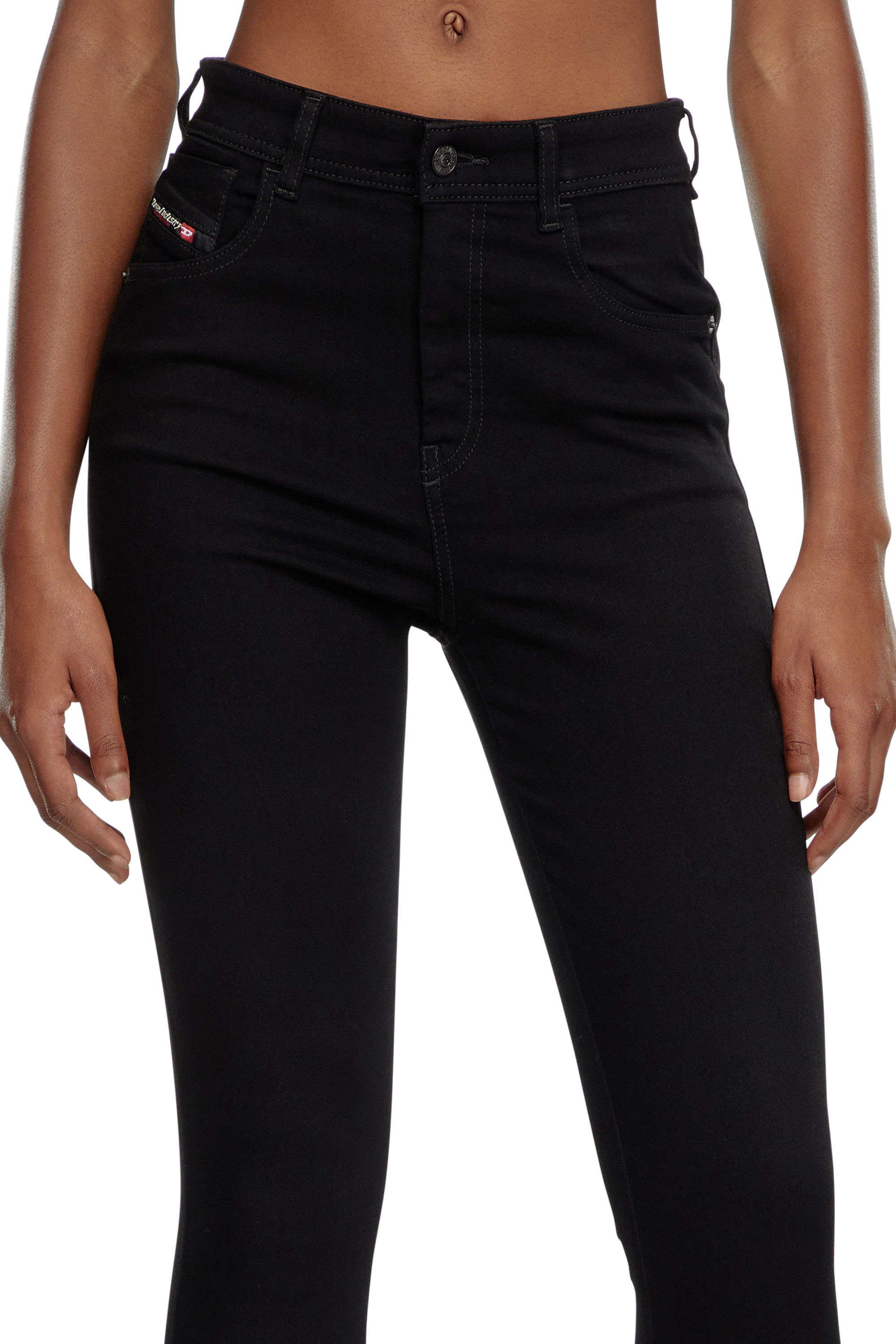 Diesel - Female's Skinny Jeans 1984 Slandy-High 069EF, ブラック/ダークグレー - 5
