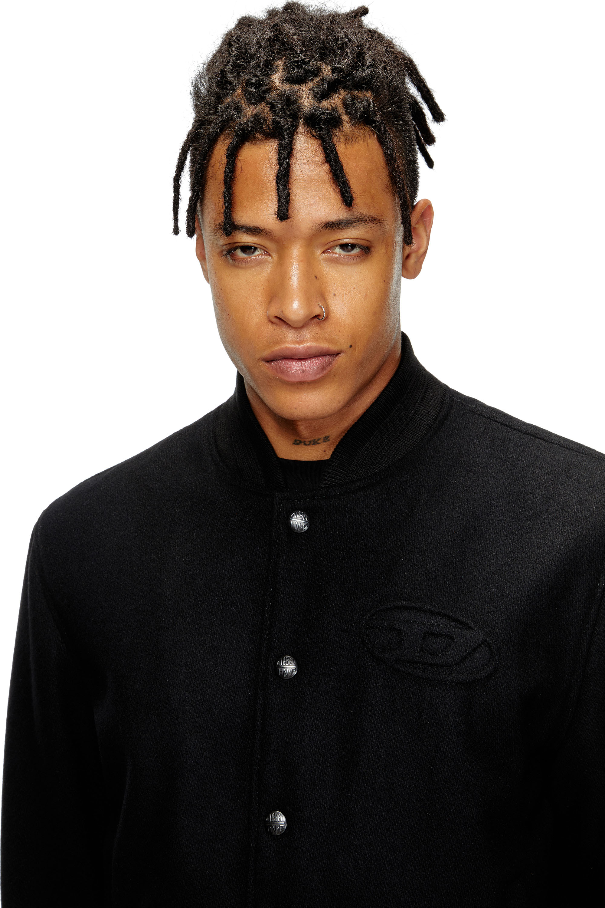 Diesel - J-ARRY, Male's ブルゾン in ブラック - 4