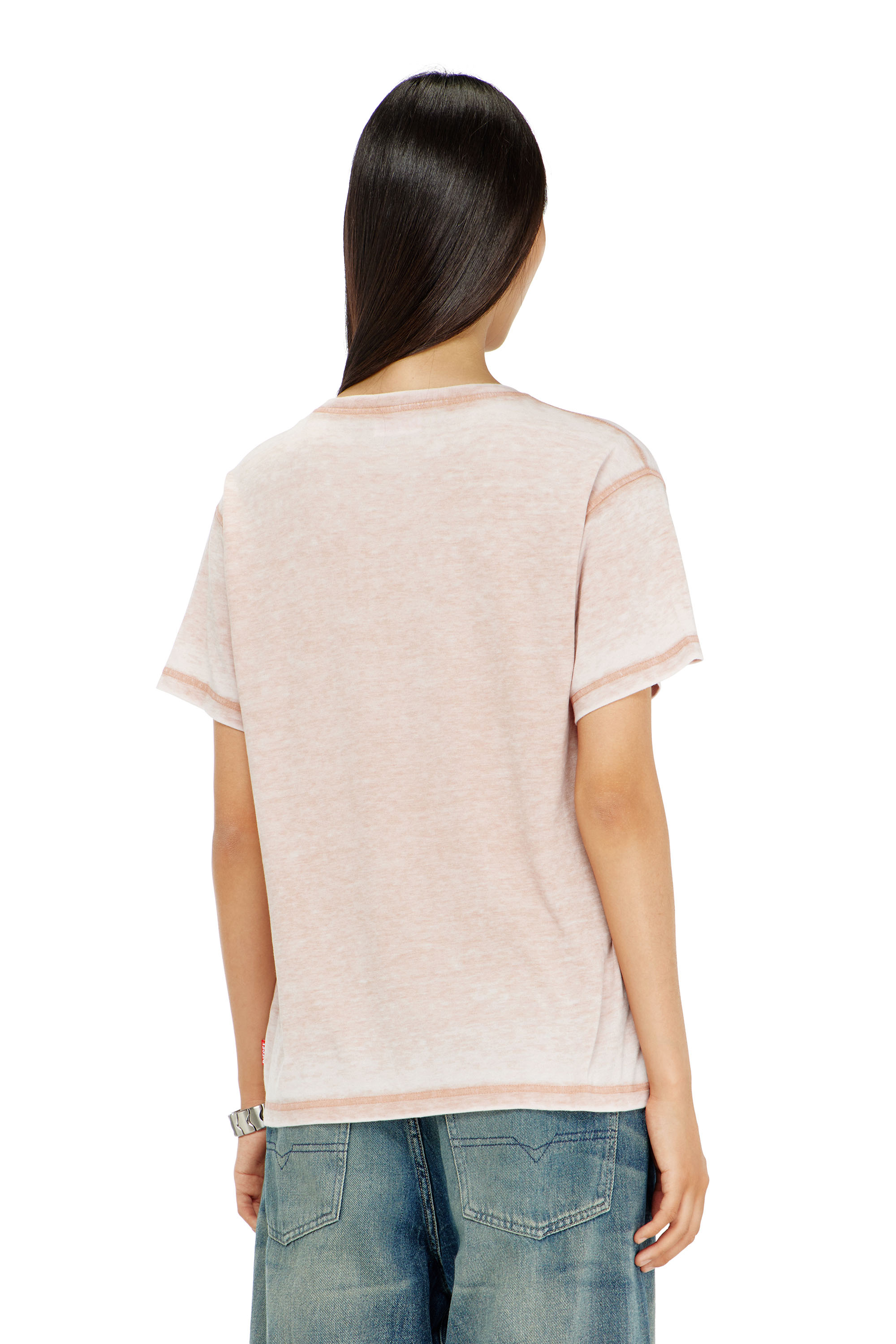Diesel - T-NORMY-AA5, Female's Tシャツ in フェースパウダー - 4