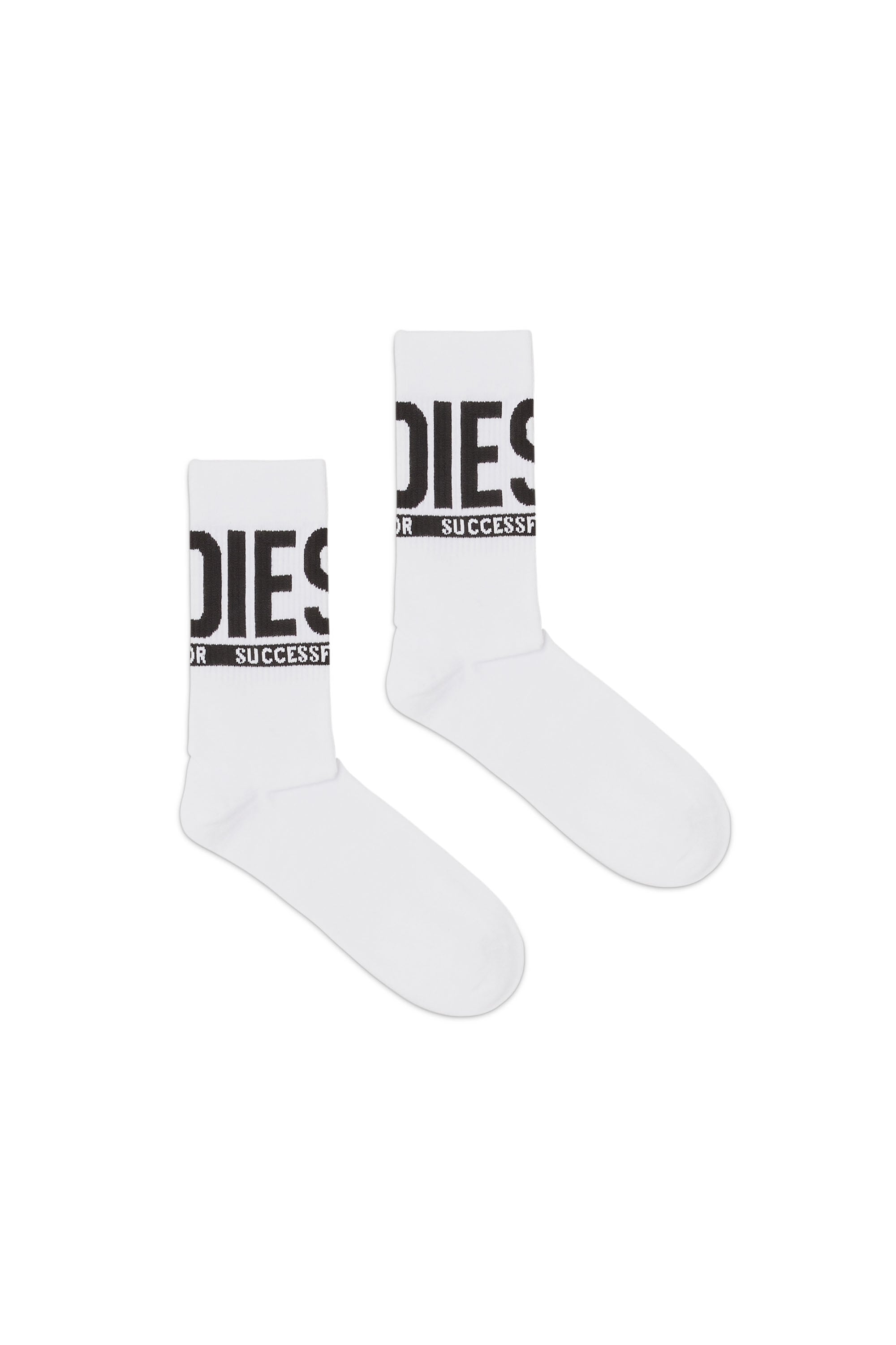 Diesel - SKM-RAY-21,5-SINGLE, Male's ソックス in ホワイト - 1