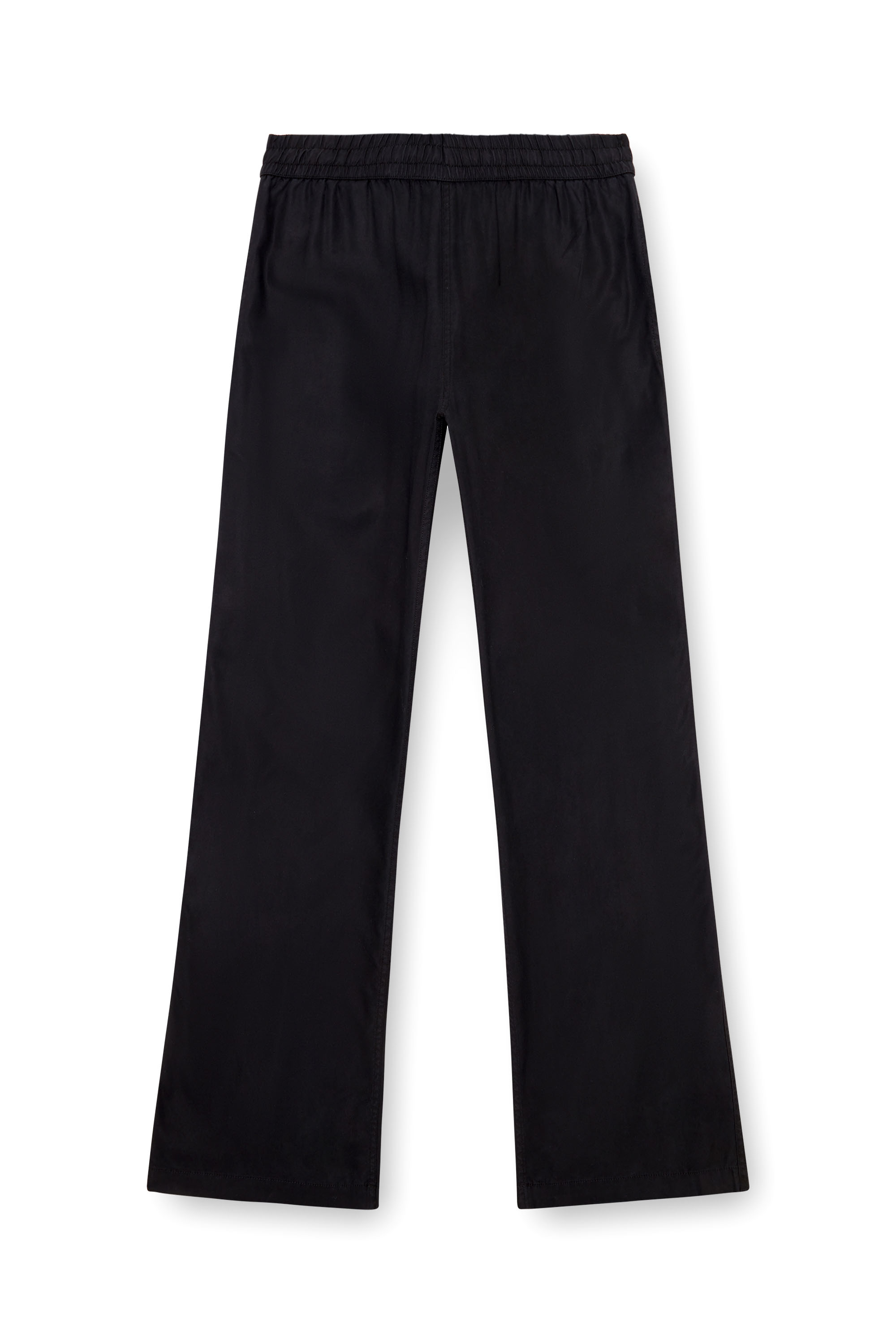 Diesel - P-DREYER-C-WN, Female's Track pants in fluid twill in ブラック - 3