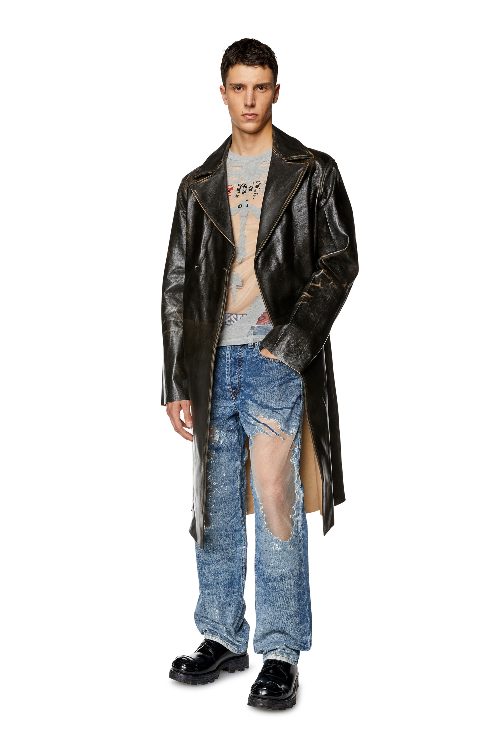 Diesel - Straight Jeans 2010 D-Macs 068JH, ミディアムブルー - Image 4