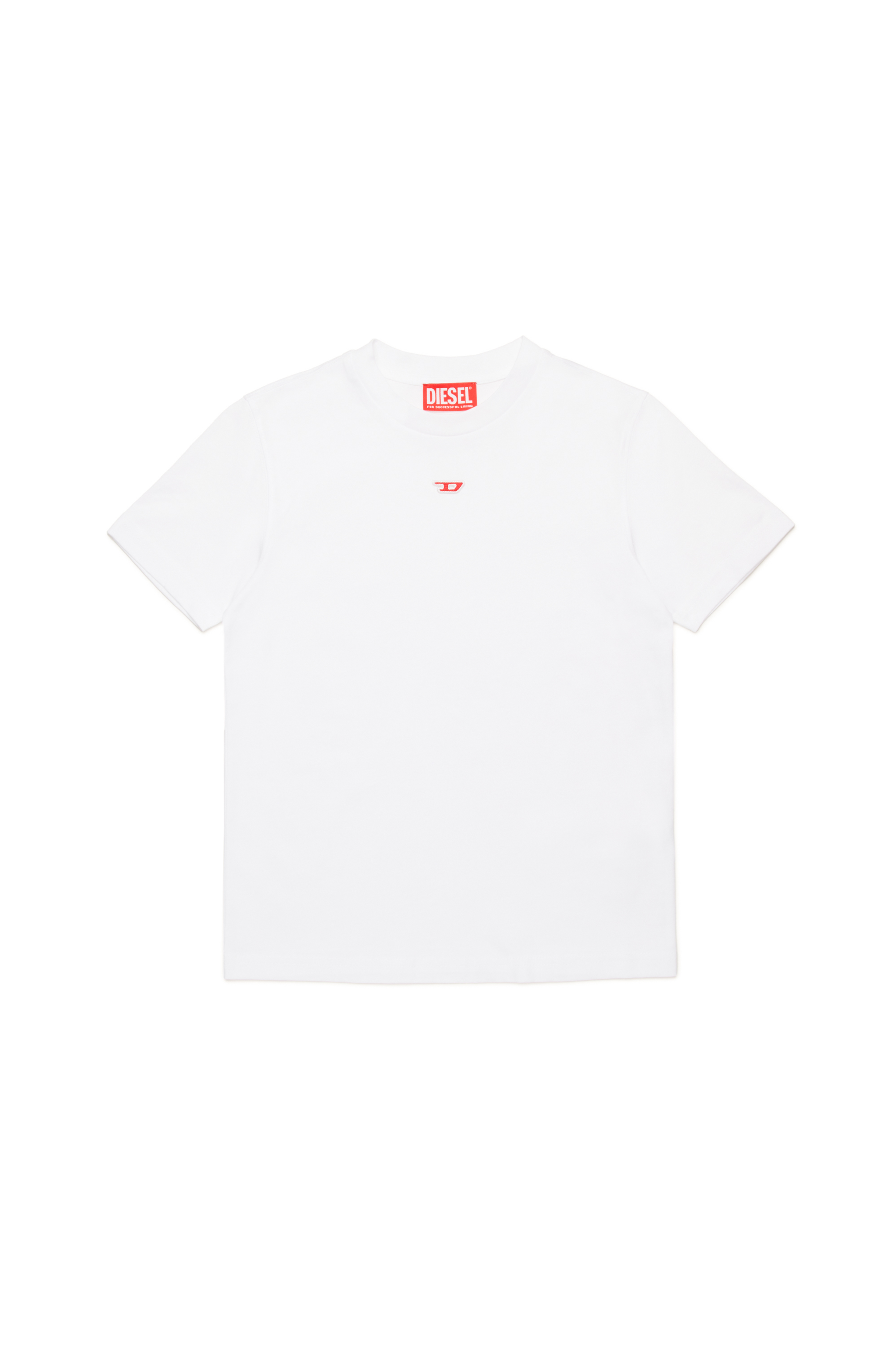 Diesel - TDIEGORD, Unisex's T-shirt with D logo in ホワイト - 1