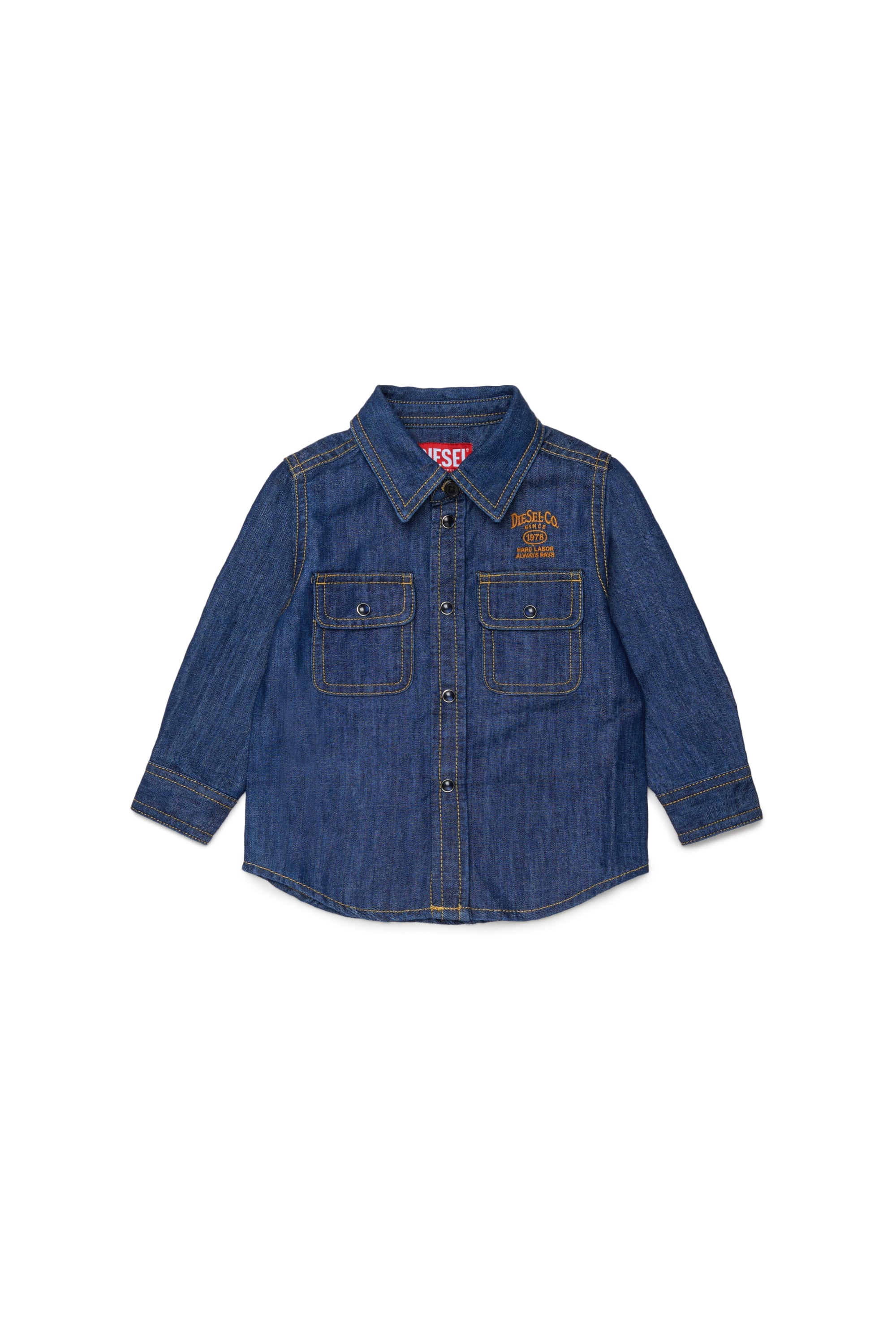 Diesel - CARTOB, Male's シャツ in ダークブルー - 1