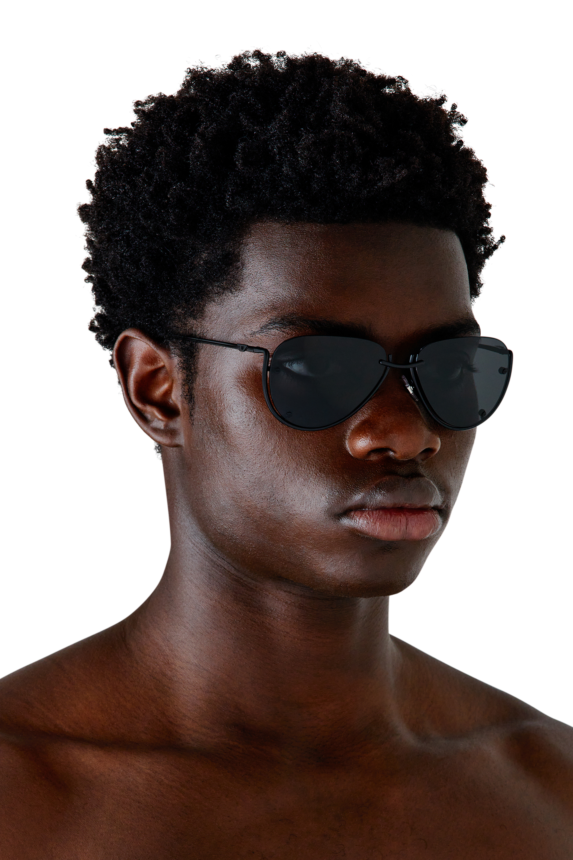 Diesel - 0DL1003, Unisex's サングラス in ブラック - 4